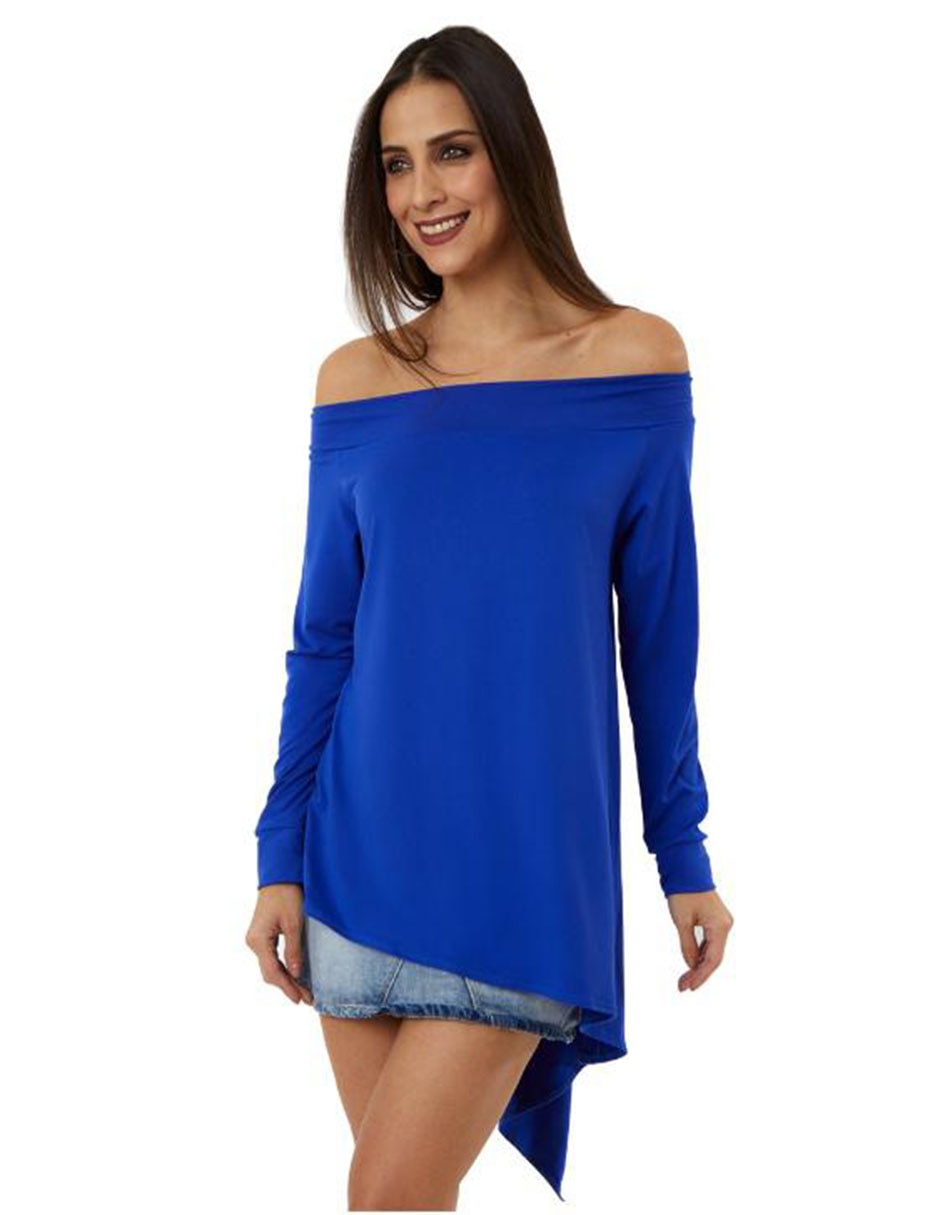Blusa manga larga para mujer