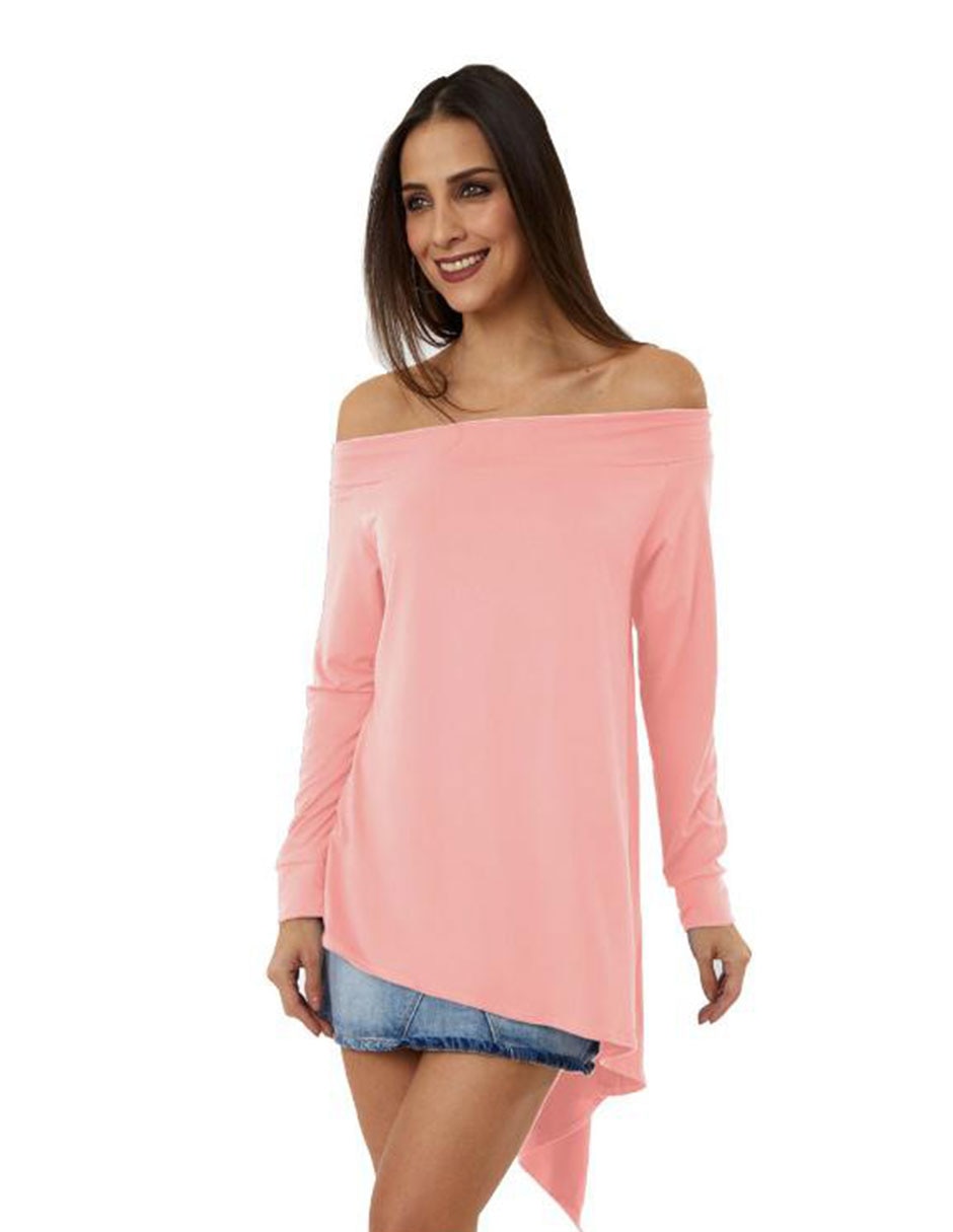 Blusa manga larga para mujer