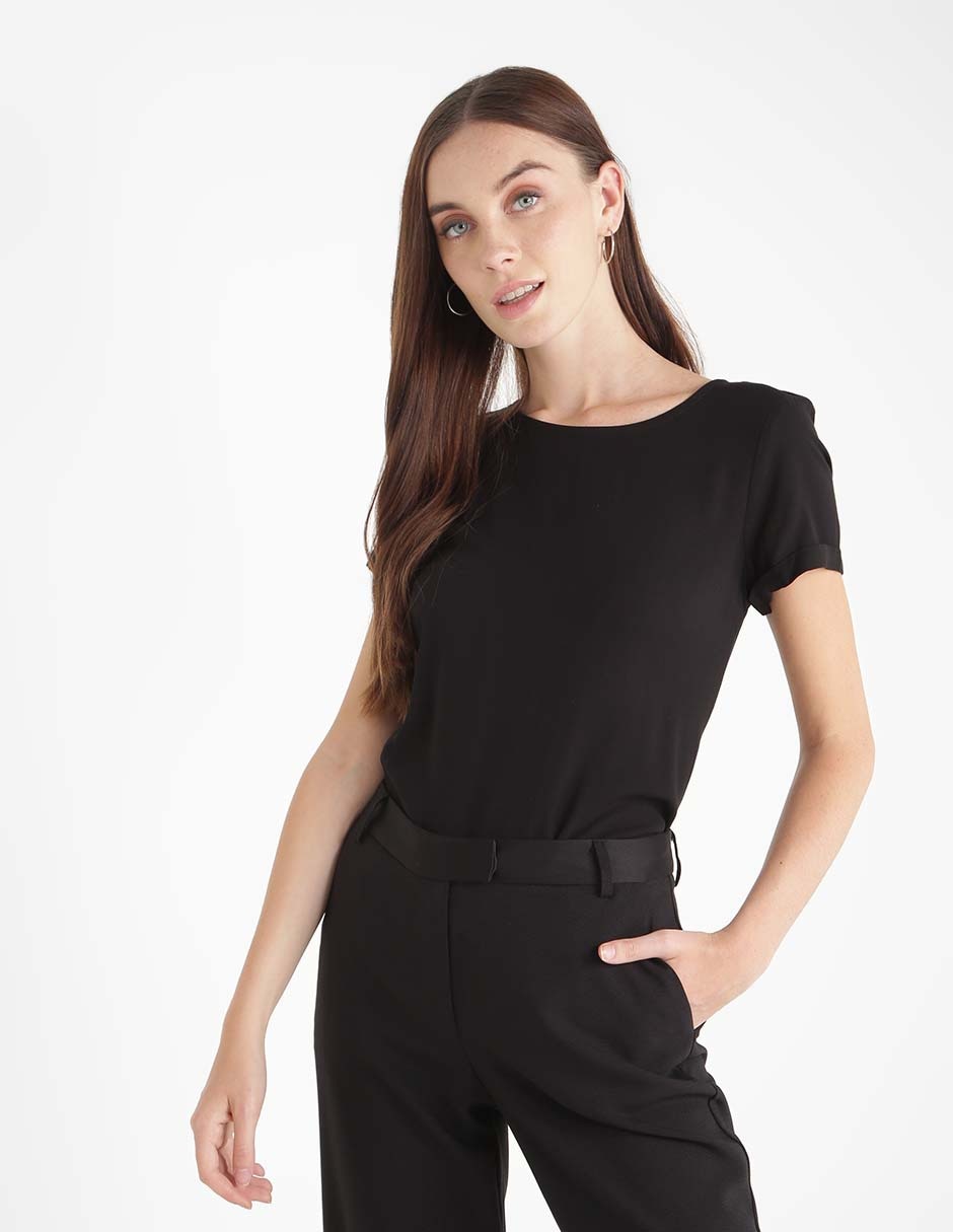 blusas de manga corta de moda