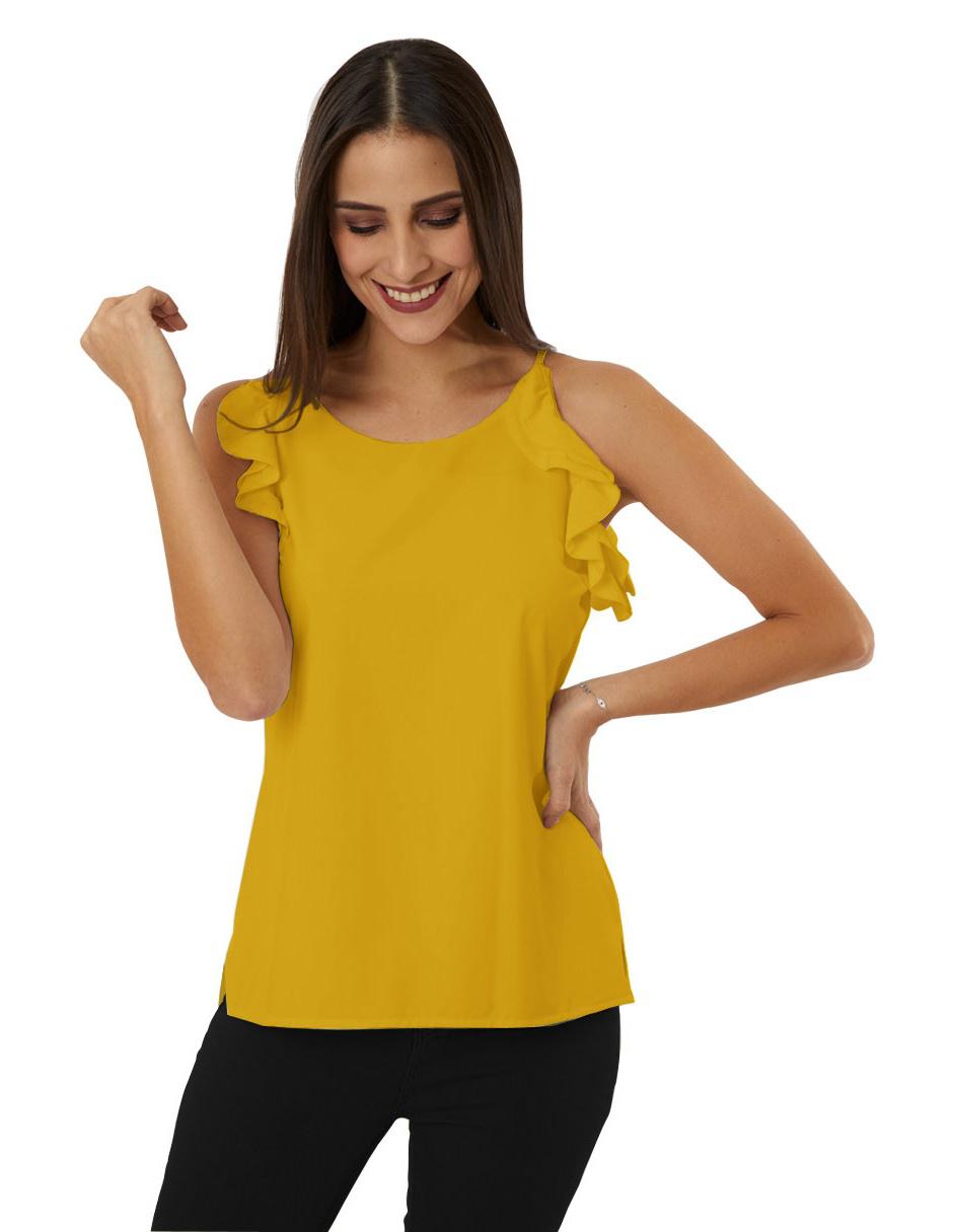 Blusa sin manga para mujer 3