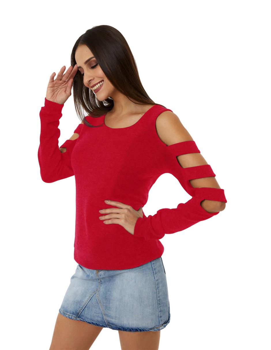 Blusa manga larga para mujer 3