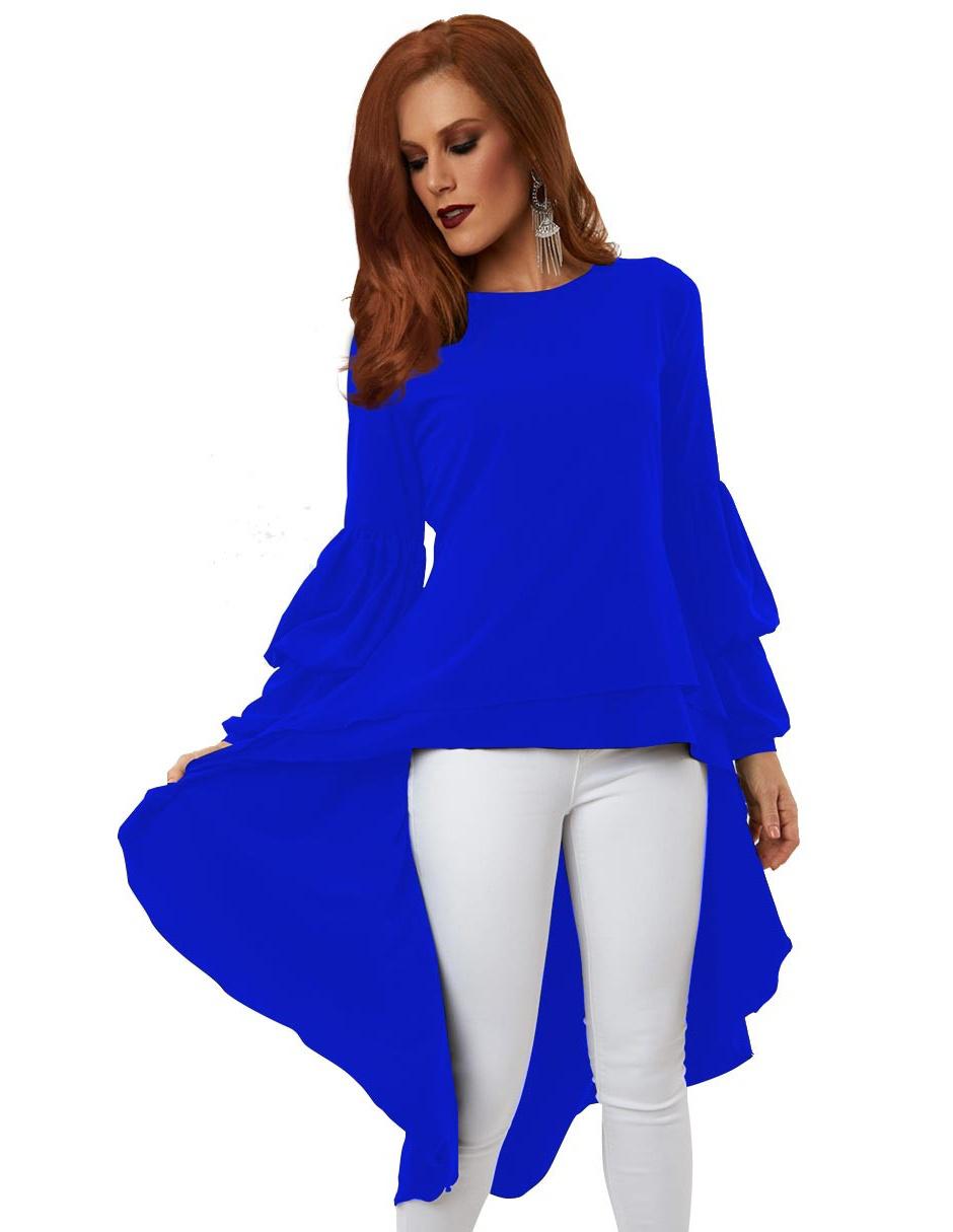 Blusa manga larga para mujer