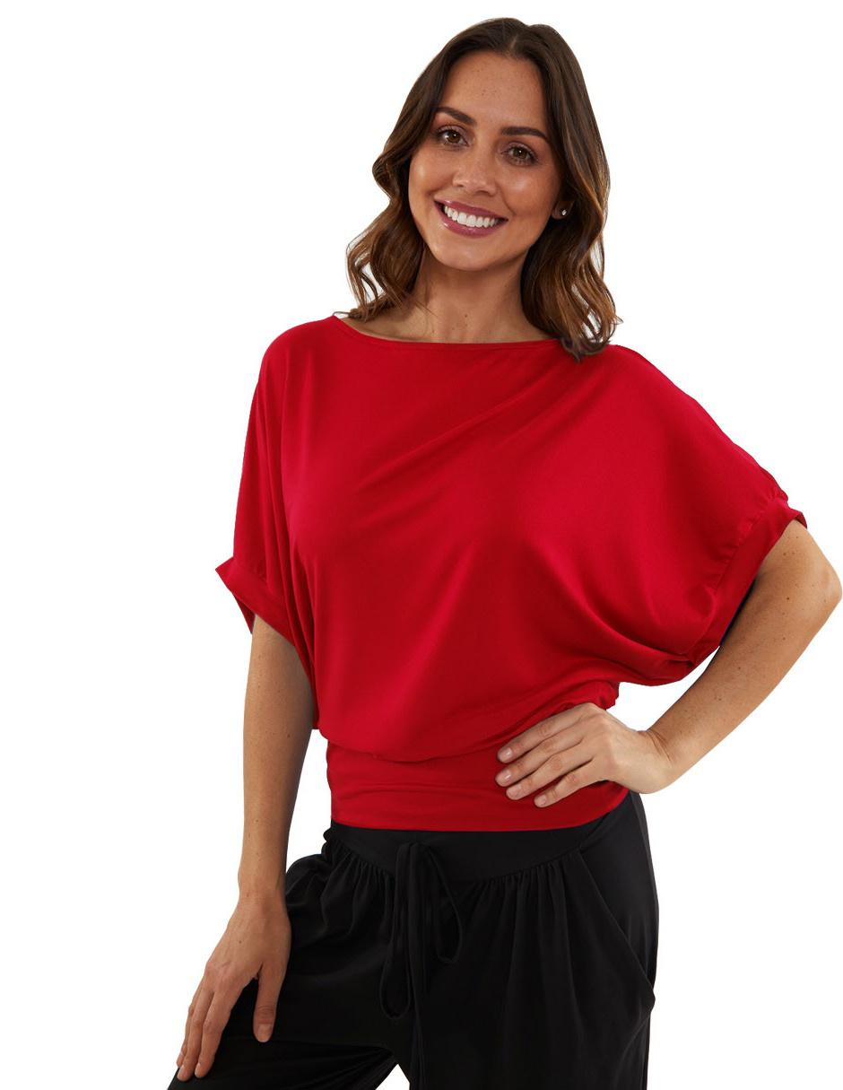 Blusa manga corta para mujer