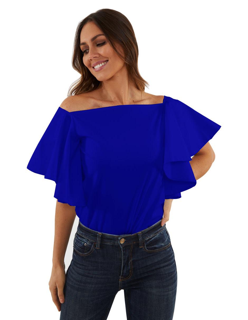Blusa manga corta para mujer