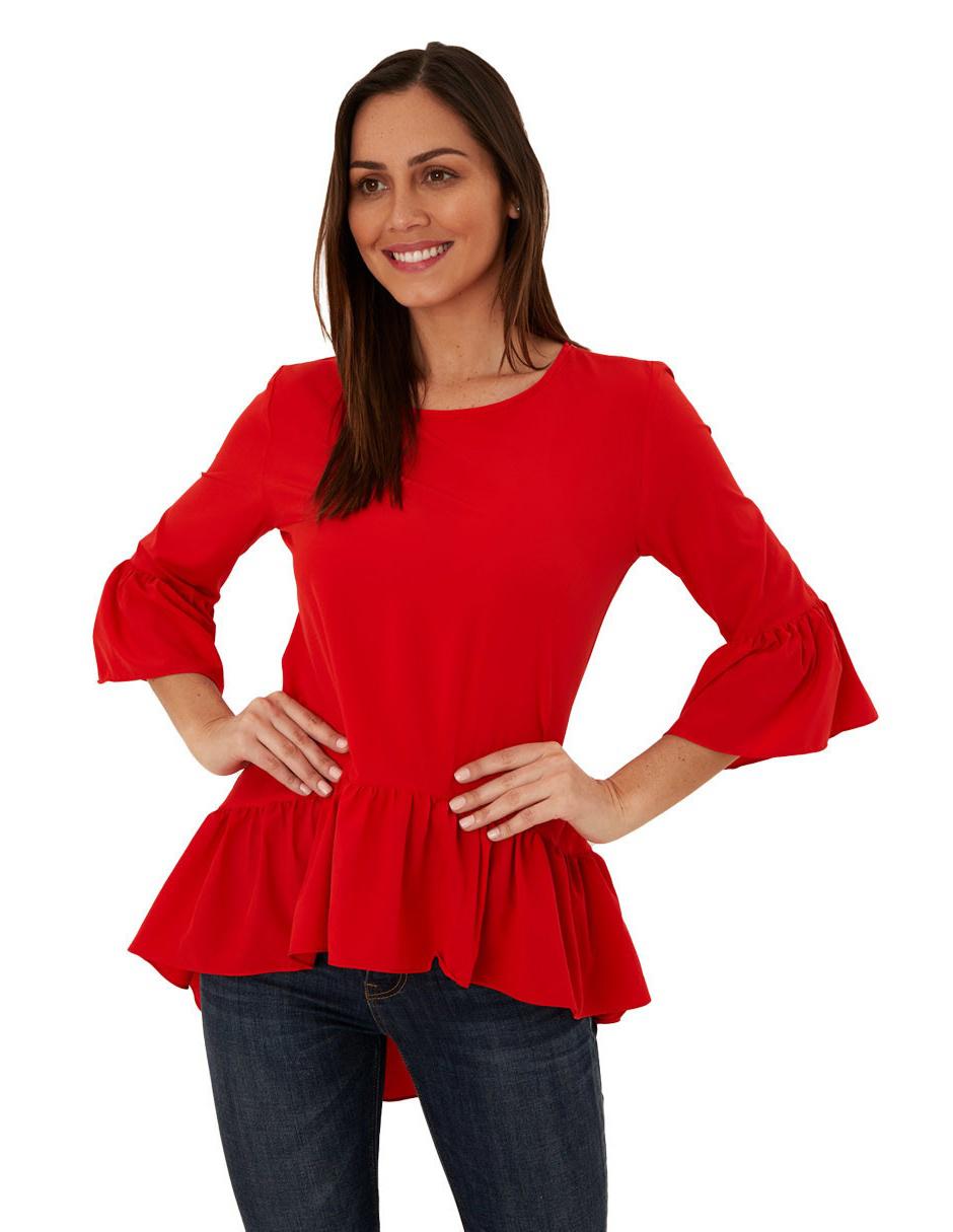 Blusa manga 3/4 para mujer Blusa manga 3/4 para mujer