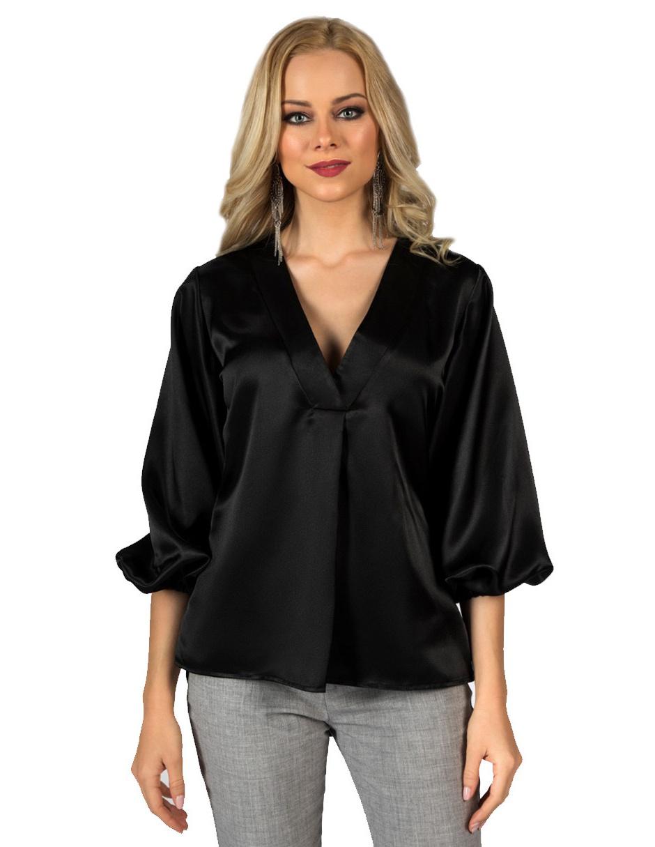 Blusa manga larga para mujer