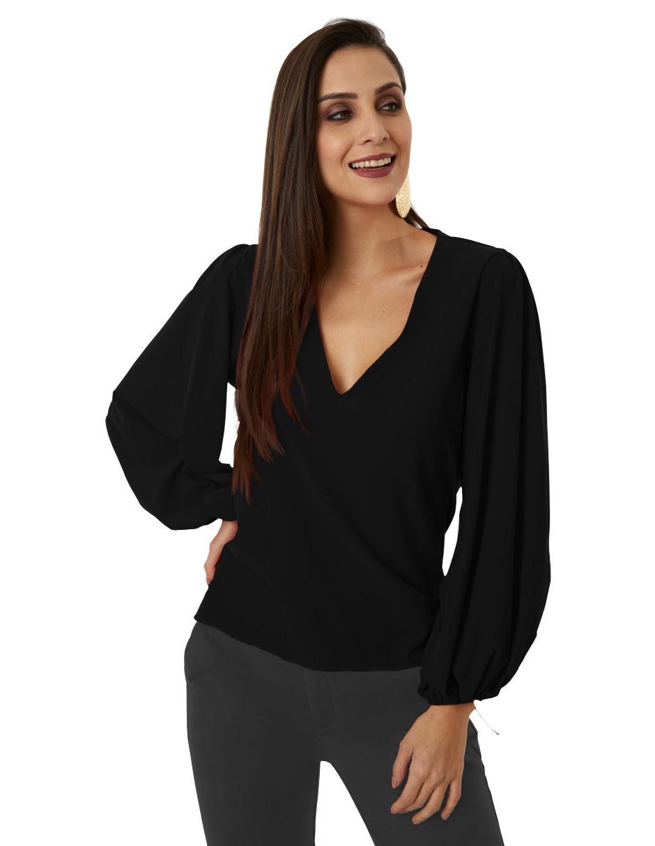 Blusa Beatriz Meade manga larga corte recto en Liverpool