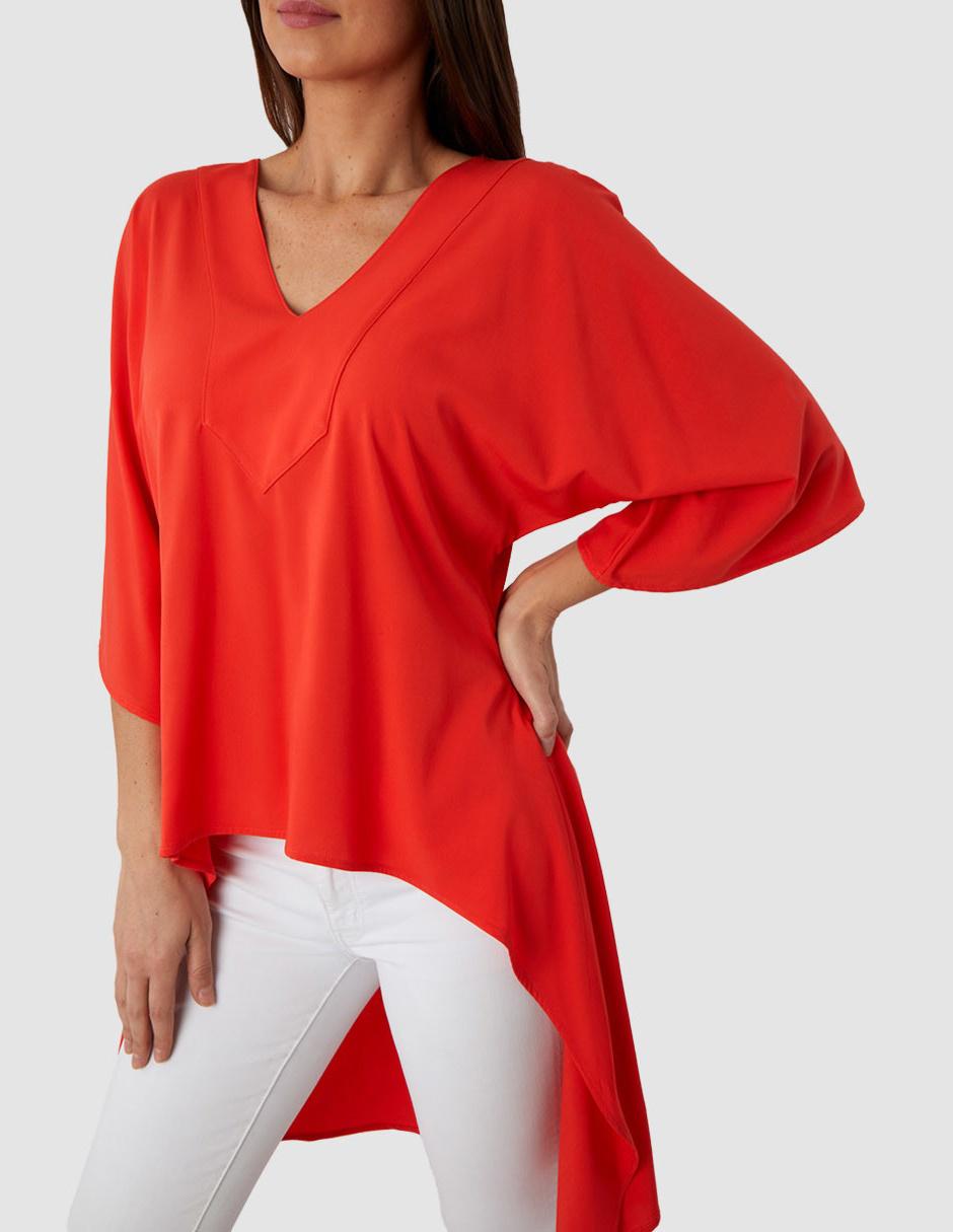 Blusa Beatriz Meade manga 3/4 corte relajado