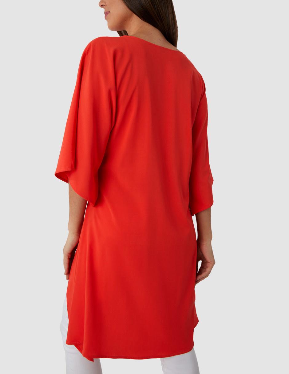 Blusa Beatriz Meade manga 3/4 corte relajado