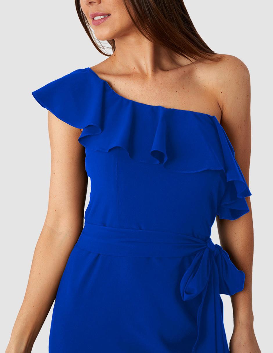 Vestido maxi de fiesta escote medio 2
