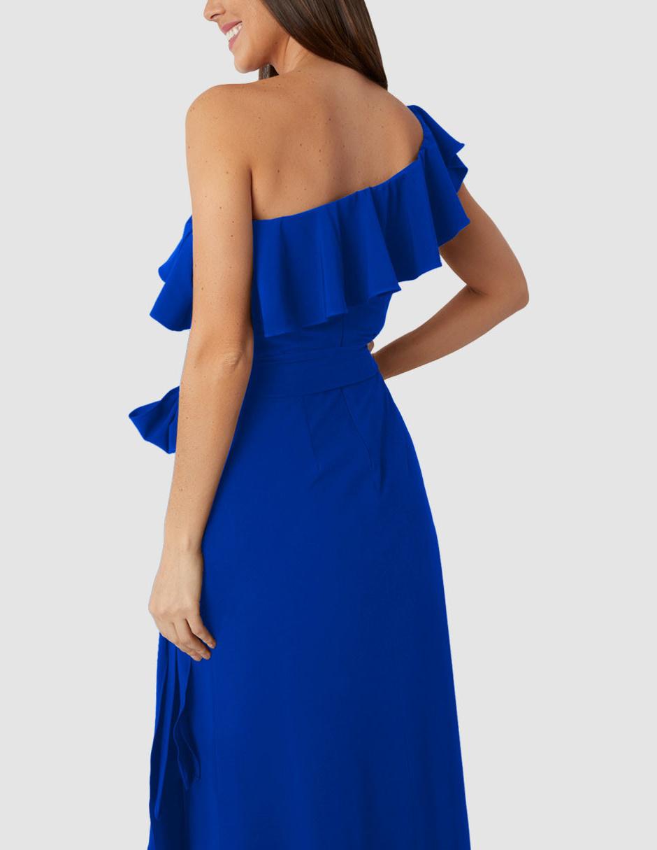 Vestido maxi de fiesta escote medio 3