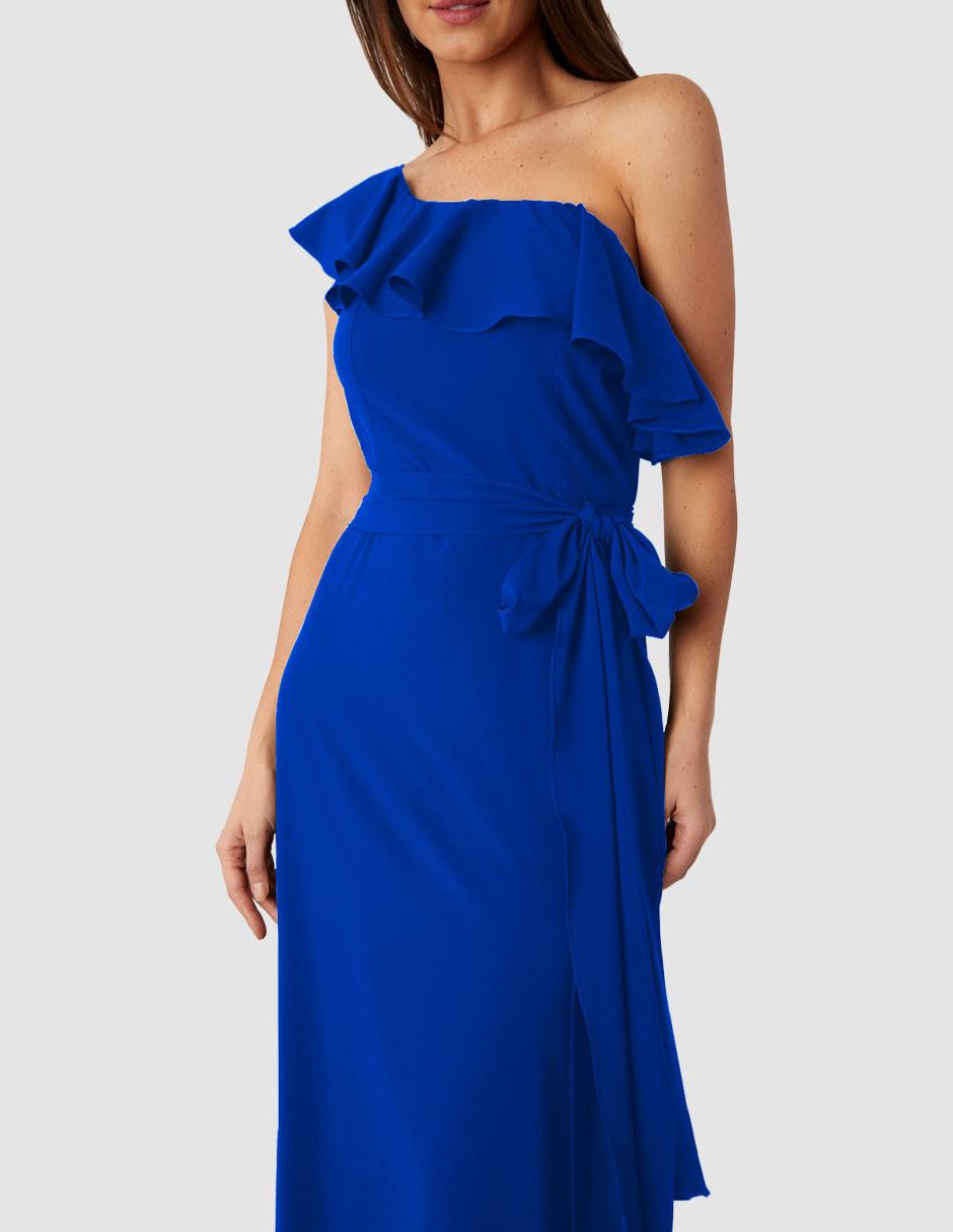 Vestido maxi de fiesta escote medio 4