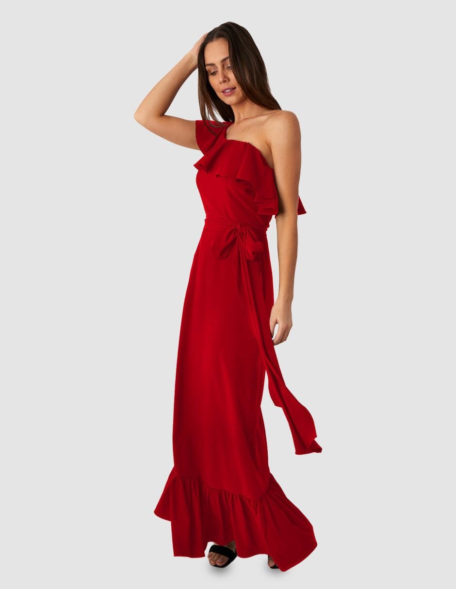 Vestido maxi de fiesta escote medio Vestido maxi de fiesta escote medio