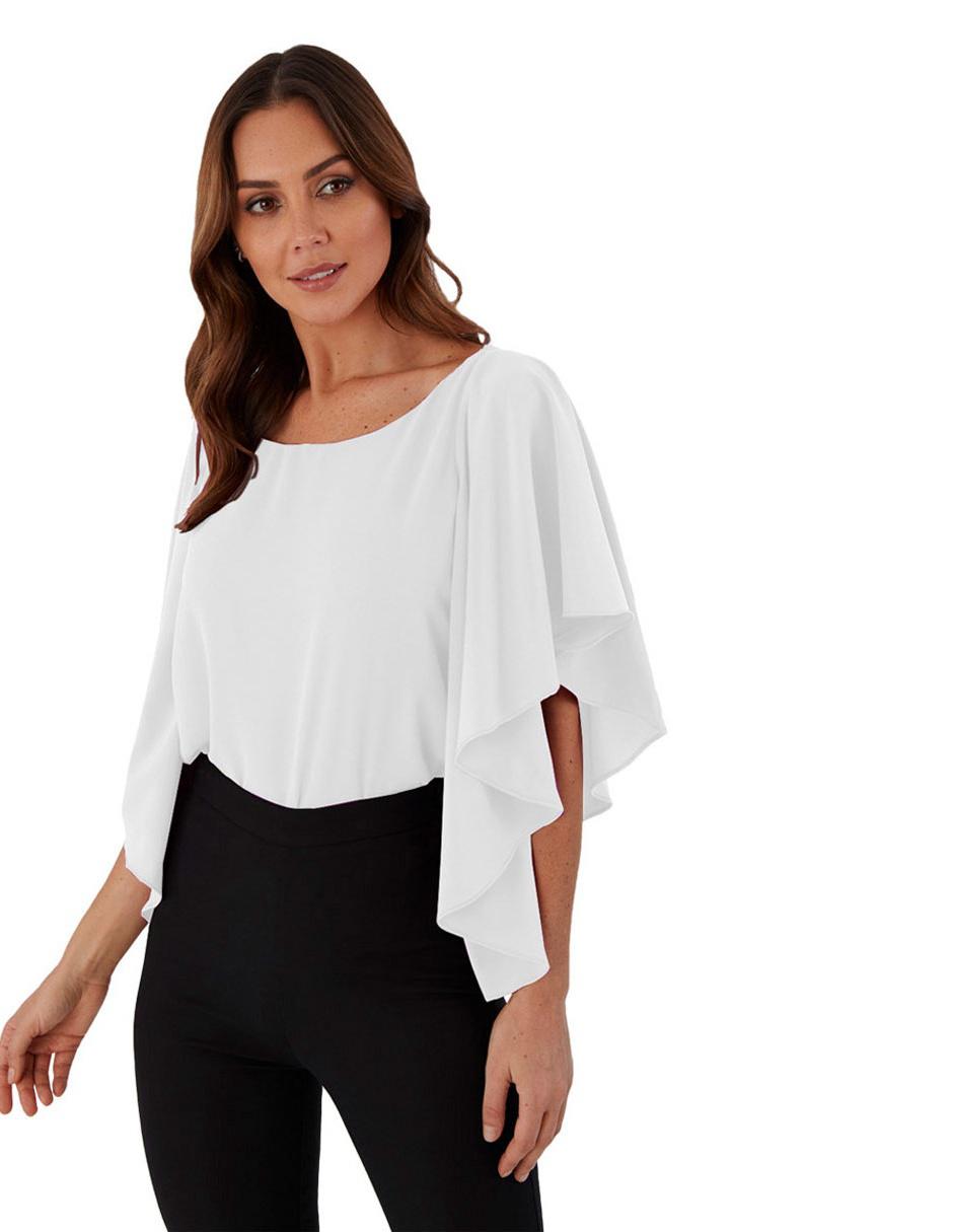 Blusa manga corta para mujer