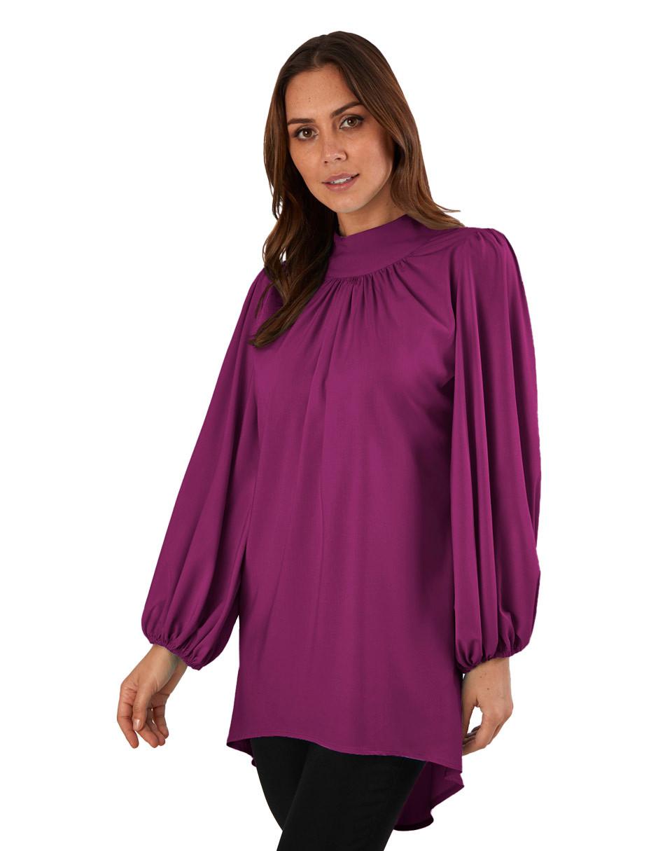 Blusa manga larga para mujer 4