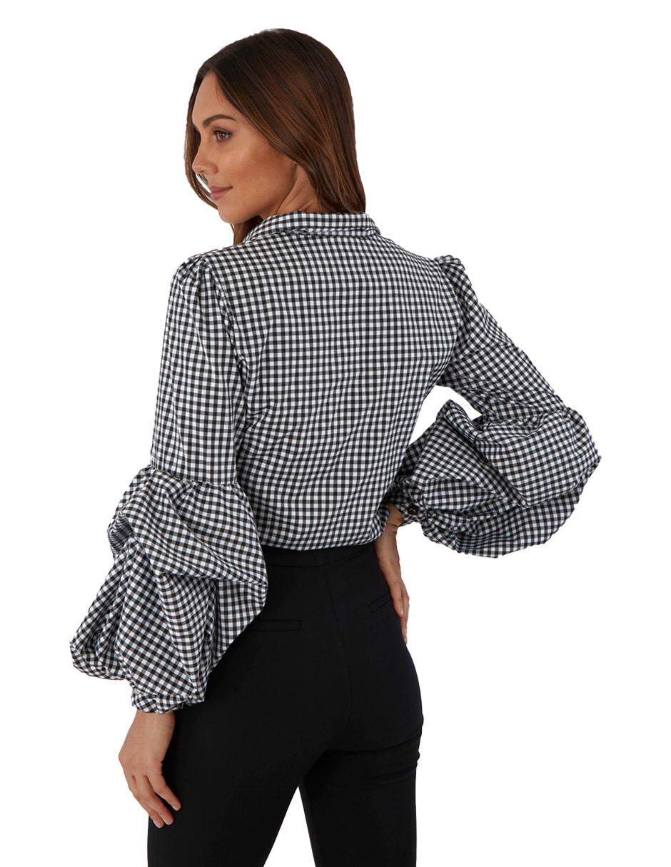 Blusa manga larga para mujer