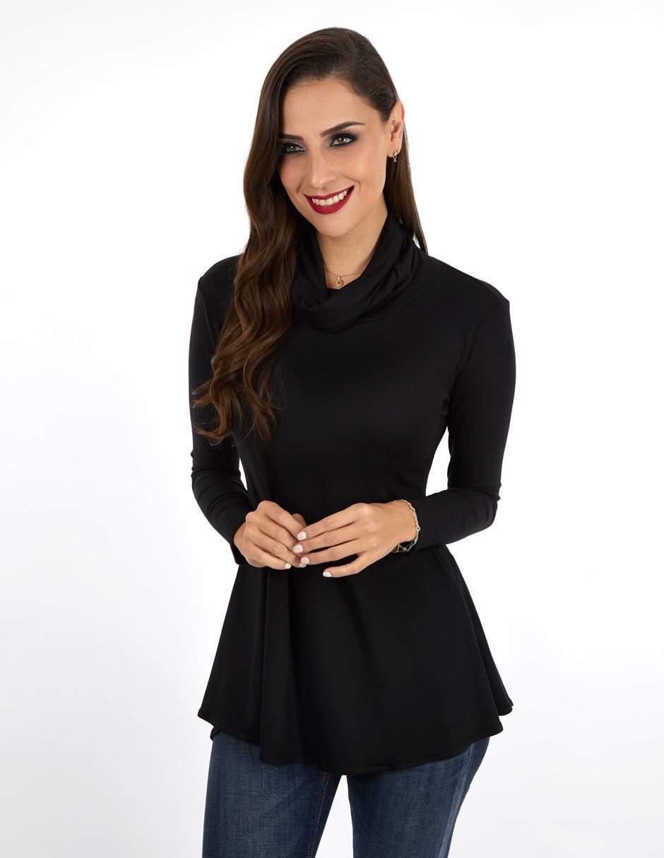 Blusa manga larga para mujer