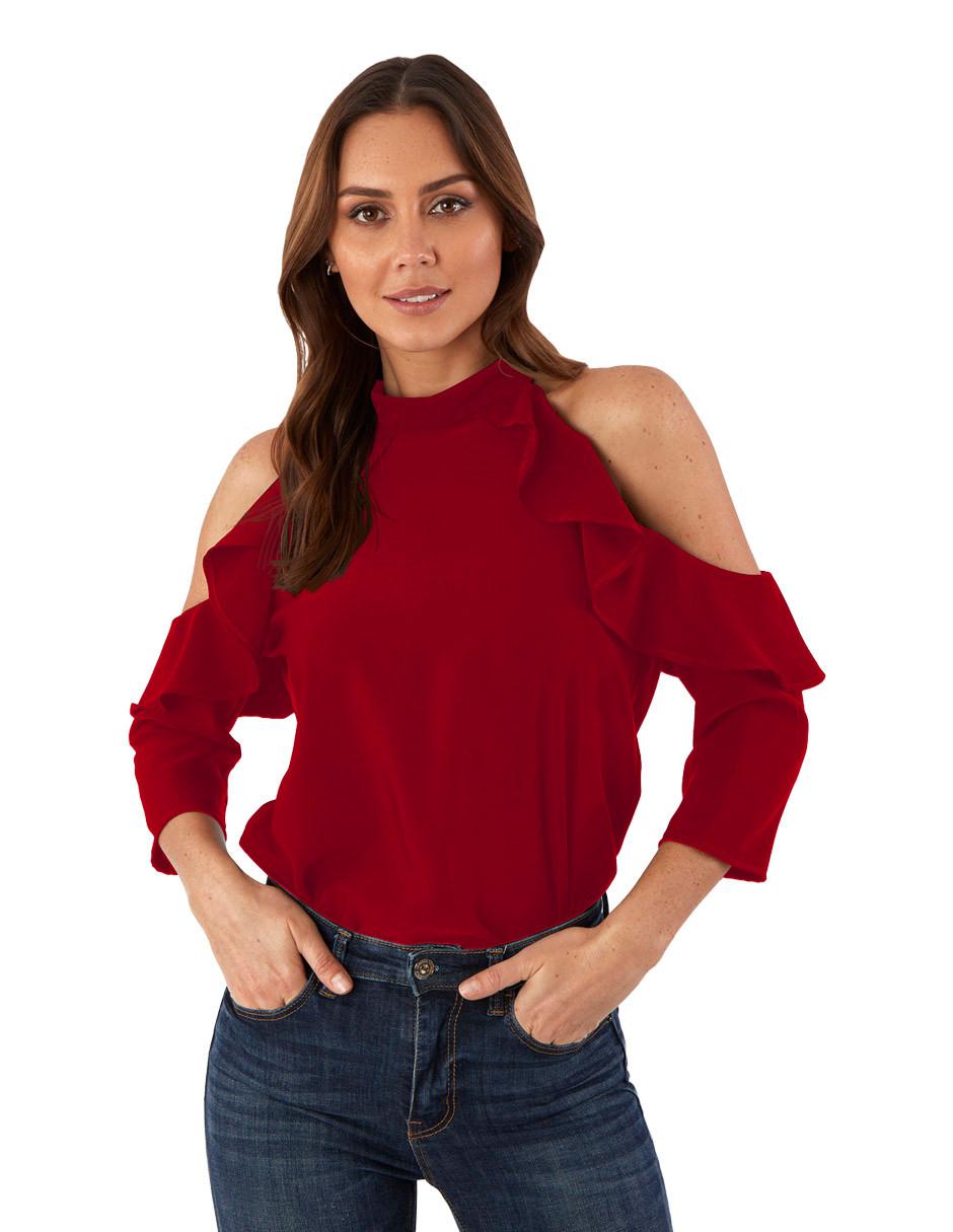 Blusa manga 3/4 para mujer Blusa manga 3/4 para mujer