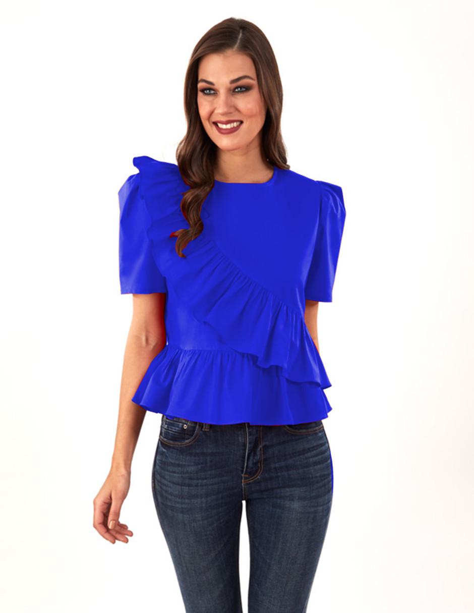 Blusa manga corta para mujer 2