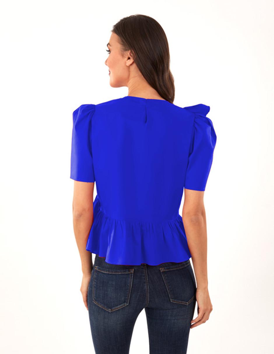 Blusa manga corta para mujer 4