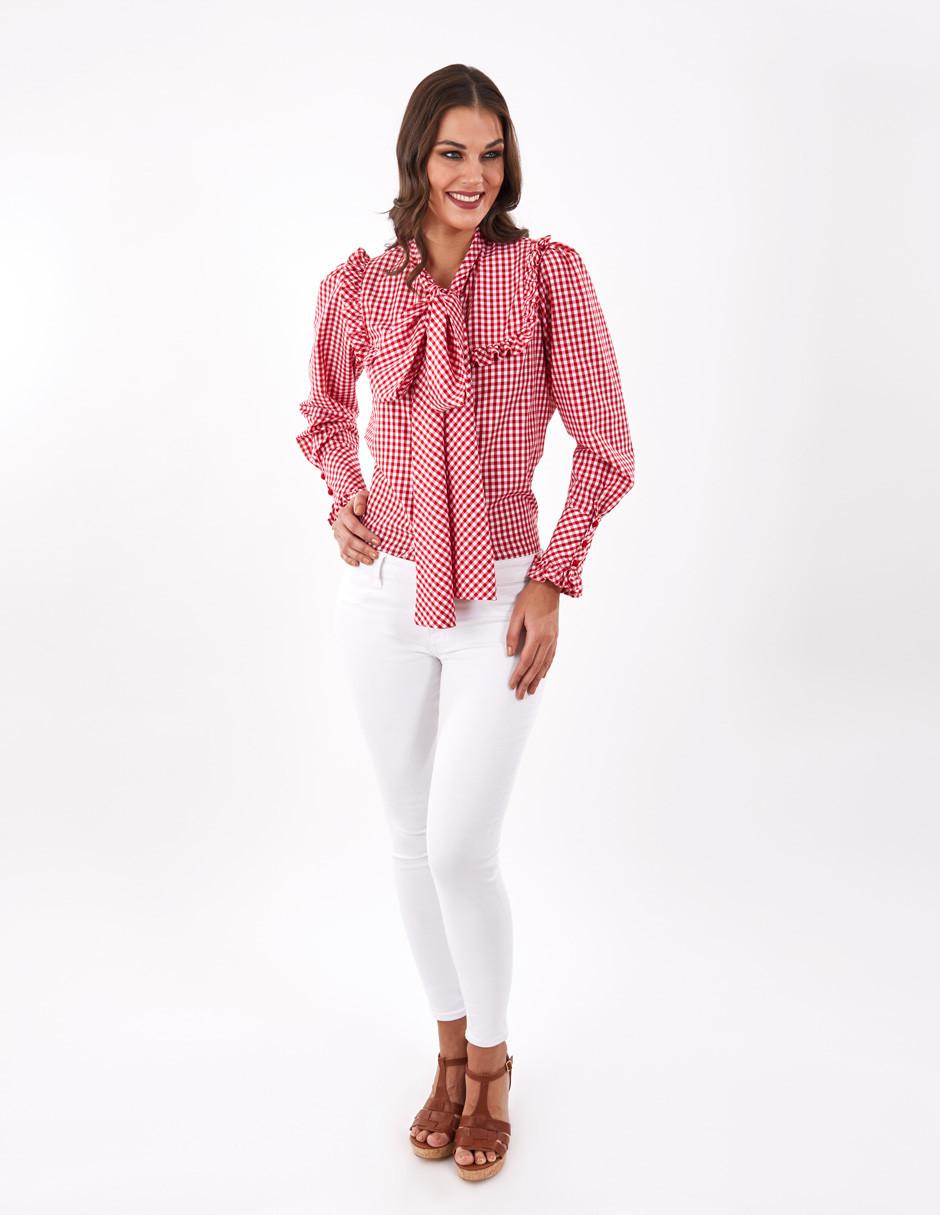 Blusa manga larga para mujer