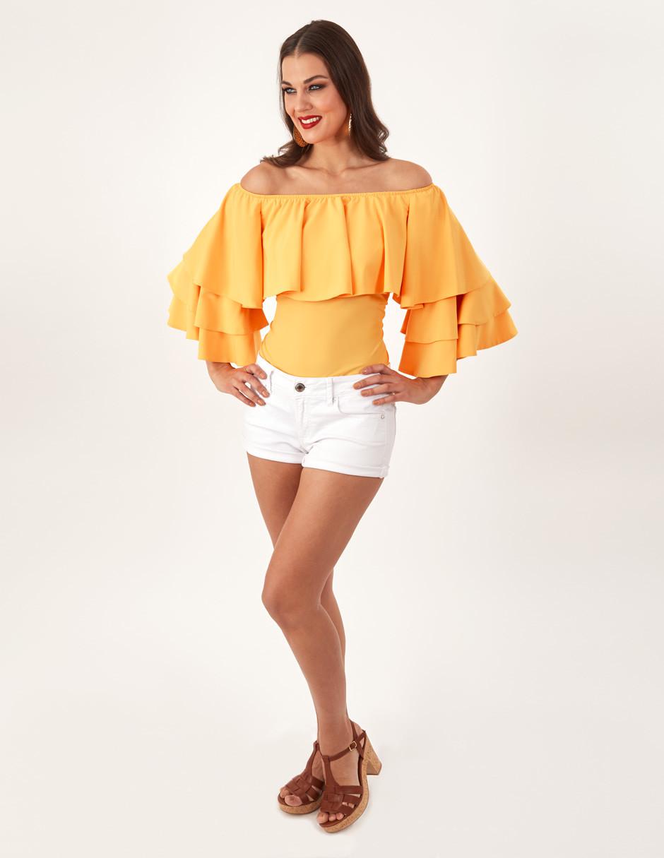 Blusa manga corta para mujer 3