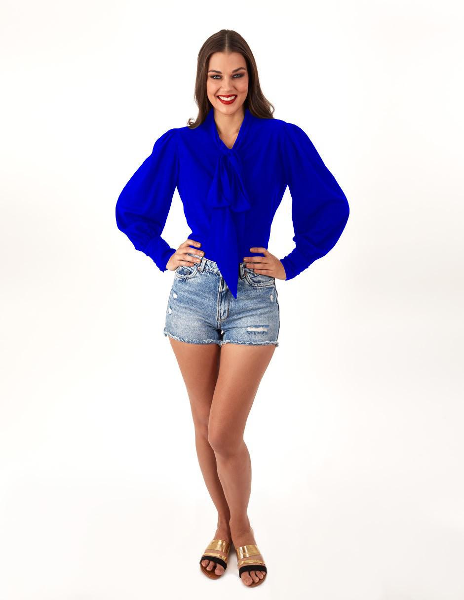 Blusa manga larga para mujer
