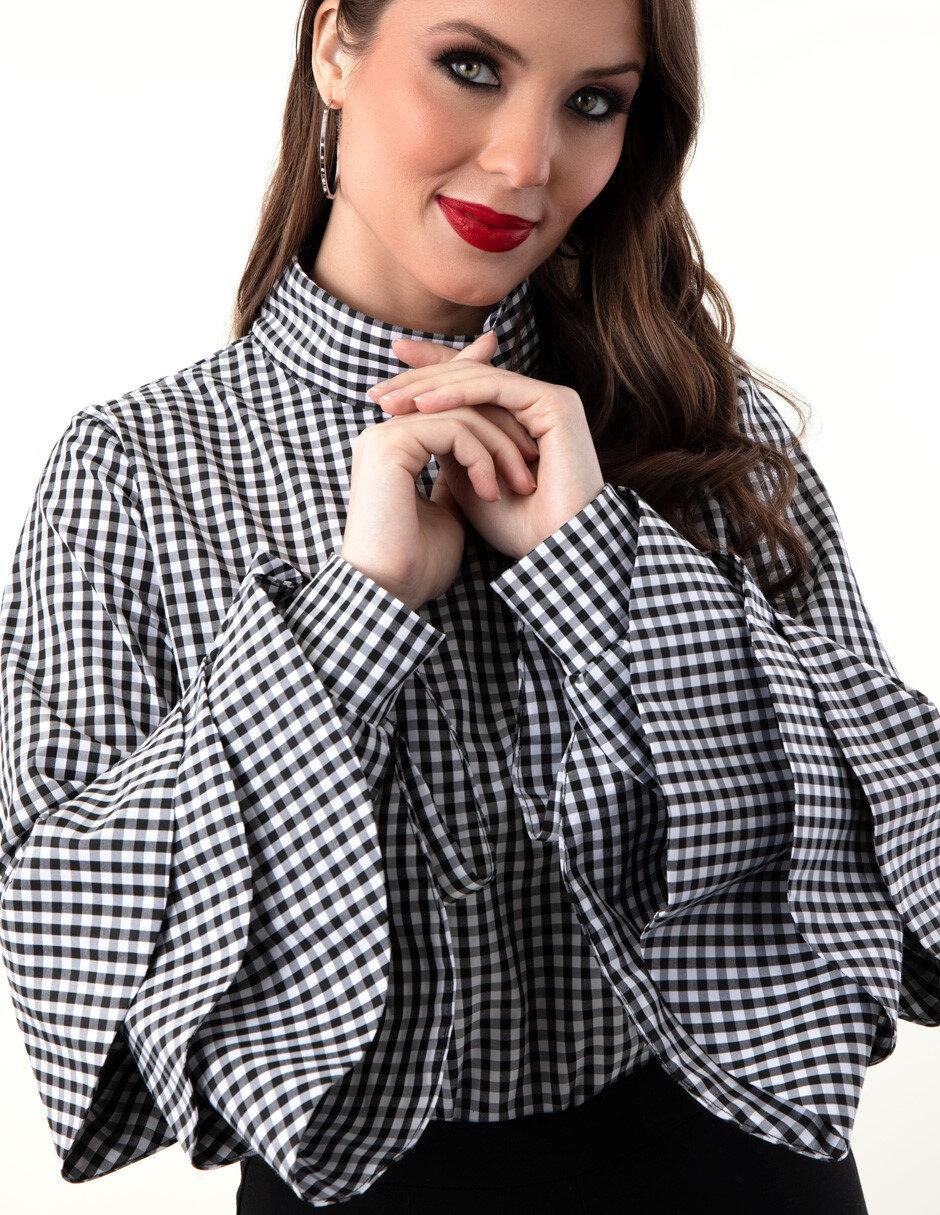 Blusa manga larga para mujer