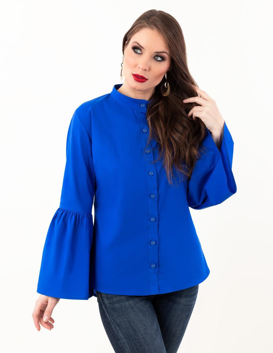 Blusa manga larga para mujer