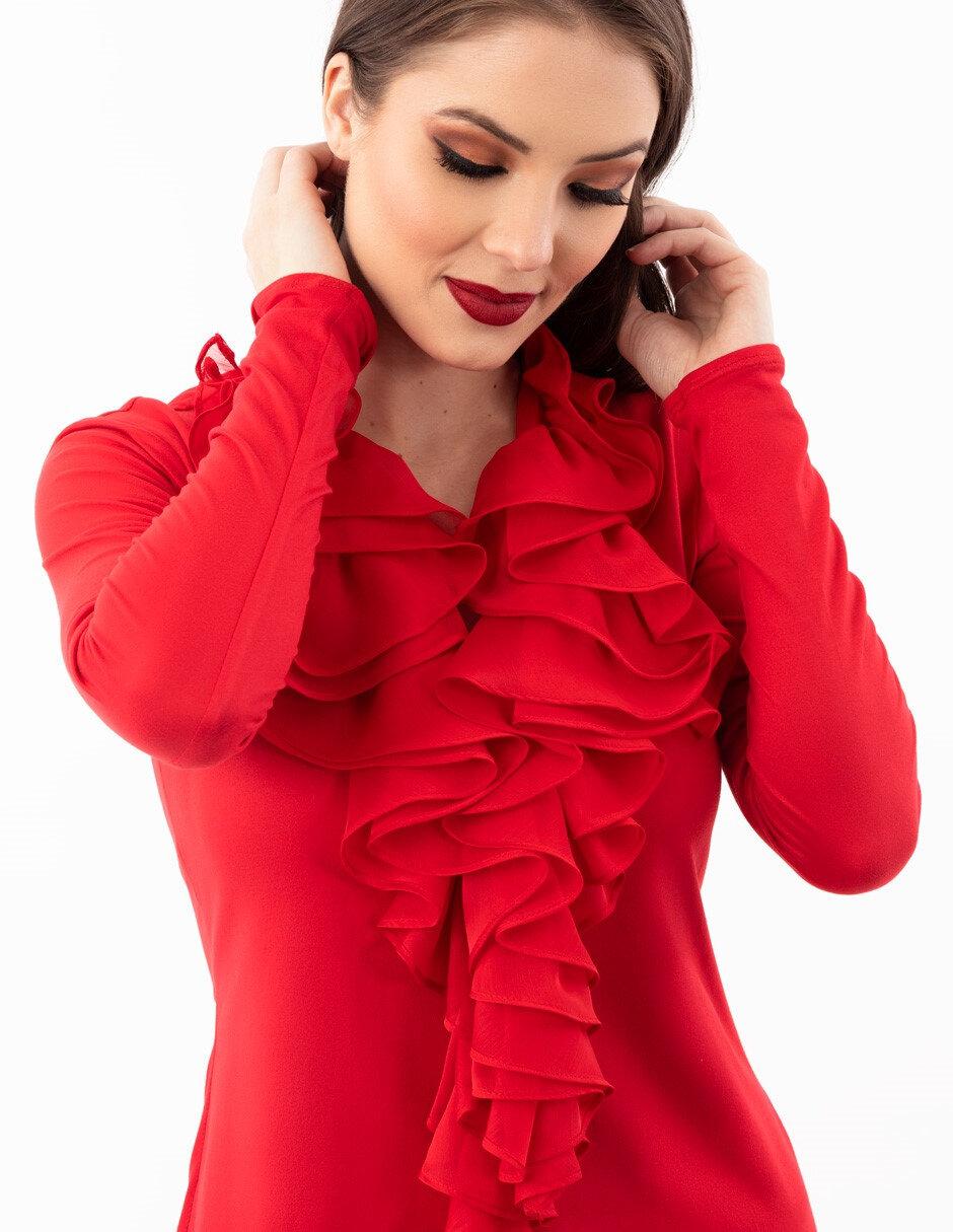 Blusa Beatriz Meade manga larga