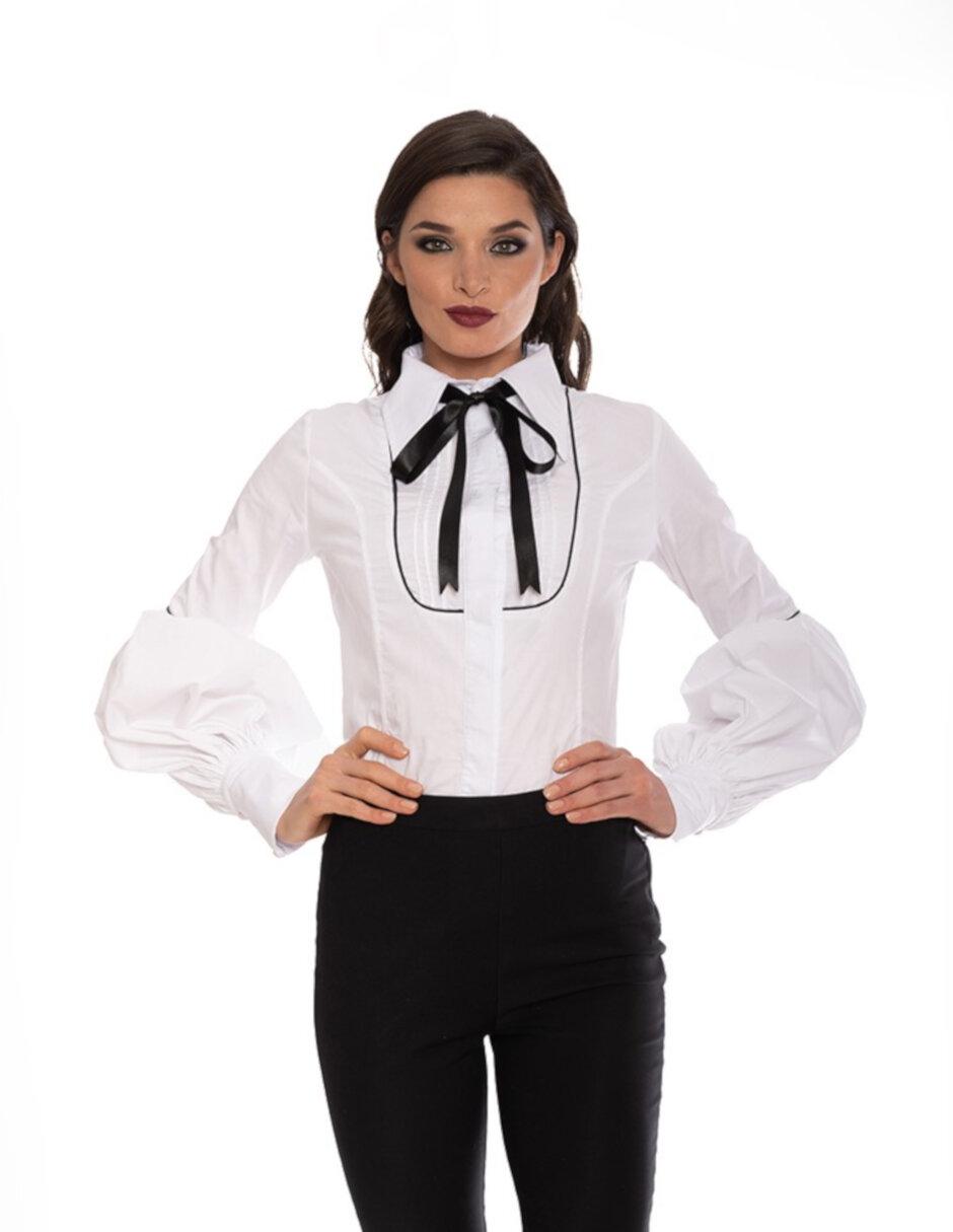 Blusa manga larga para mujer