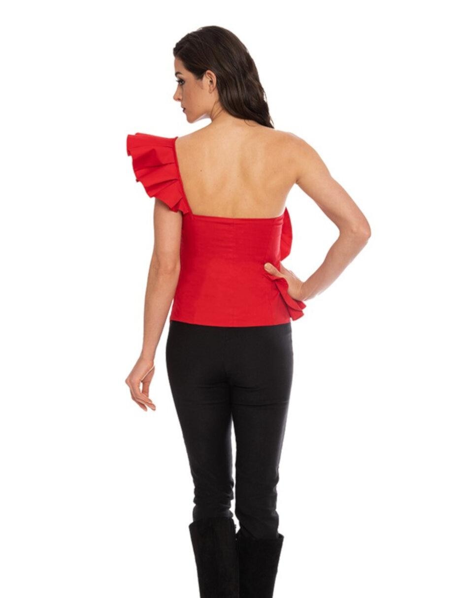 Blusa manga corta para mujer