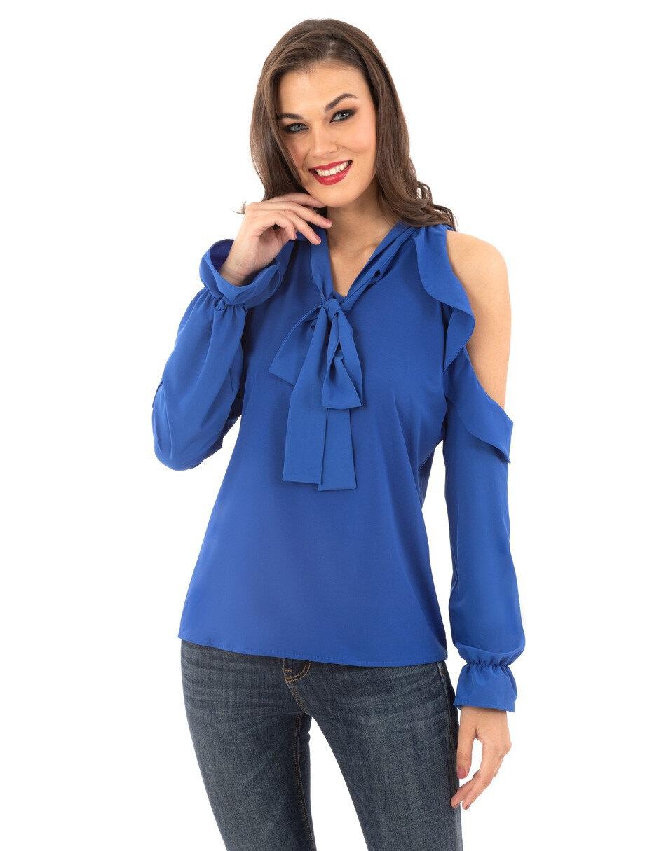 Blusa manga larga para mujer
