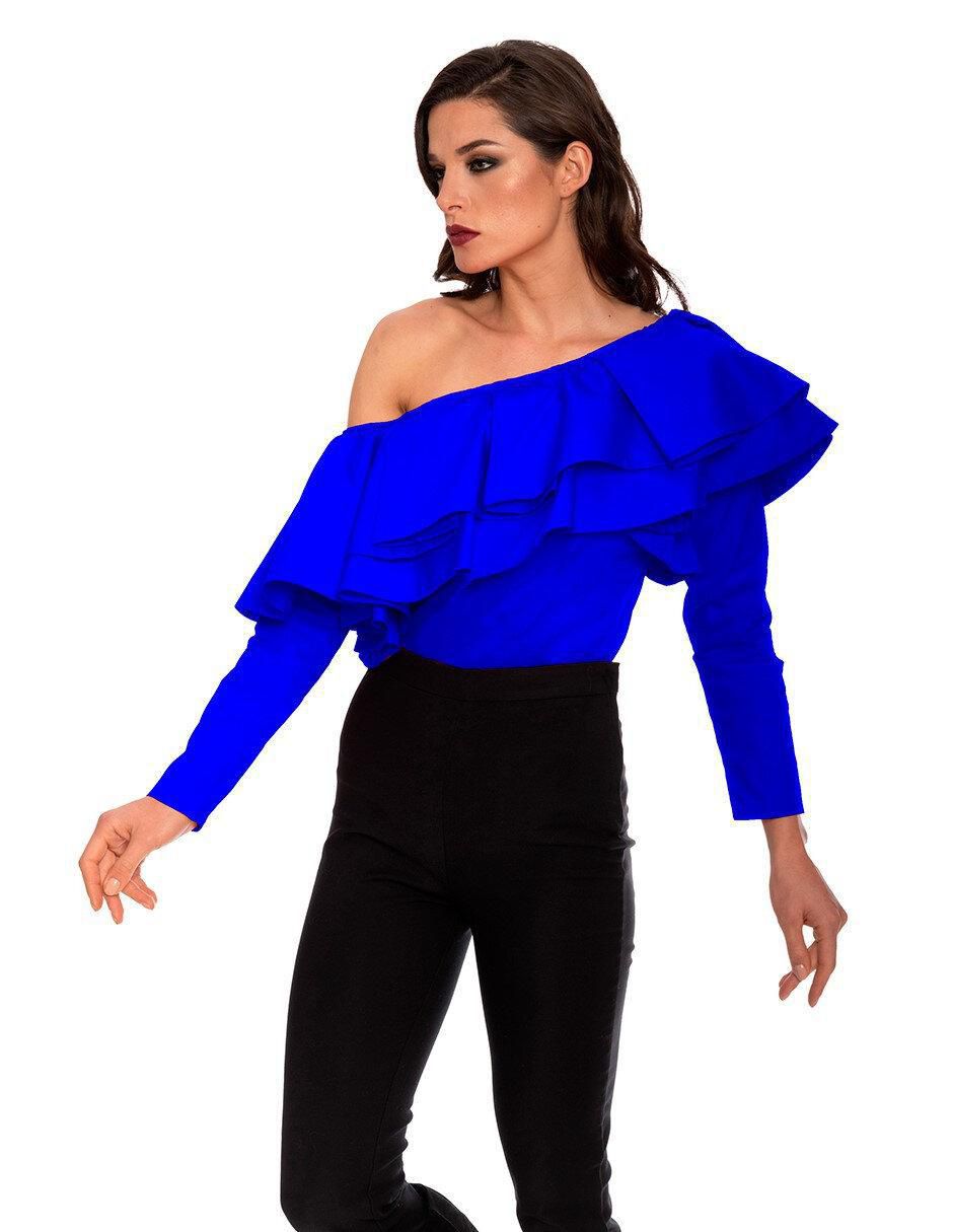 Blusa manga corta para mujer
