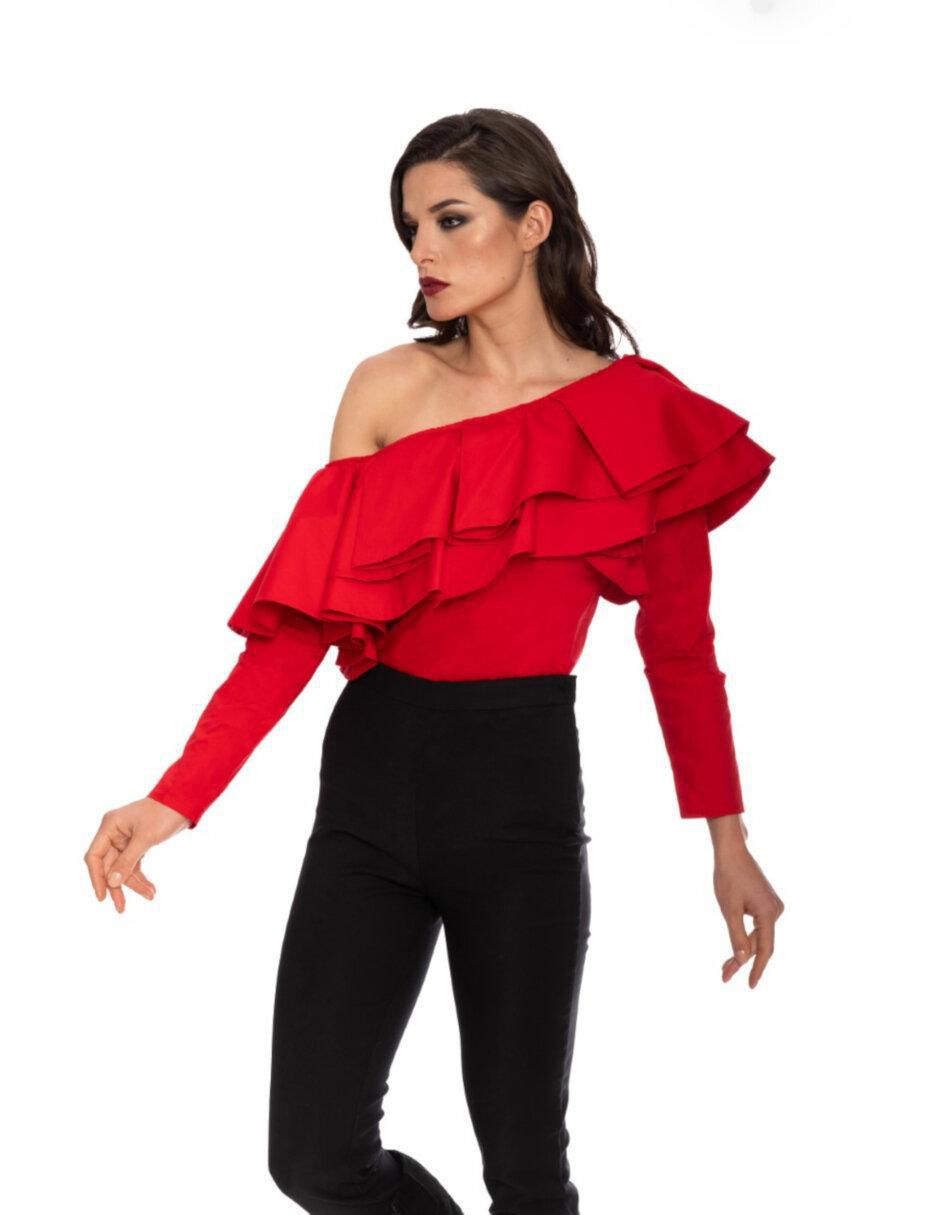 Blusa Beatriz Meade manga larga