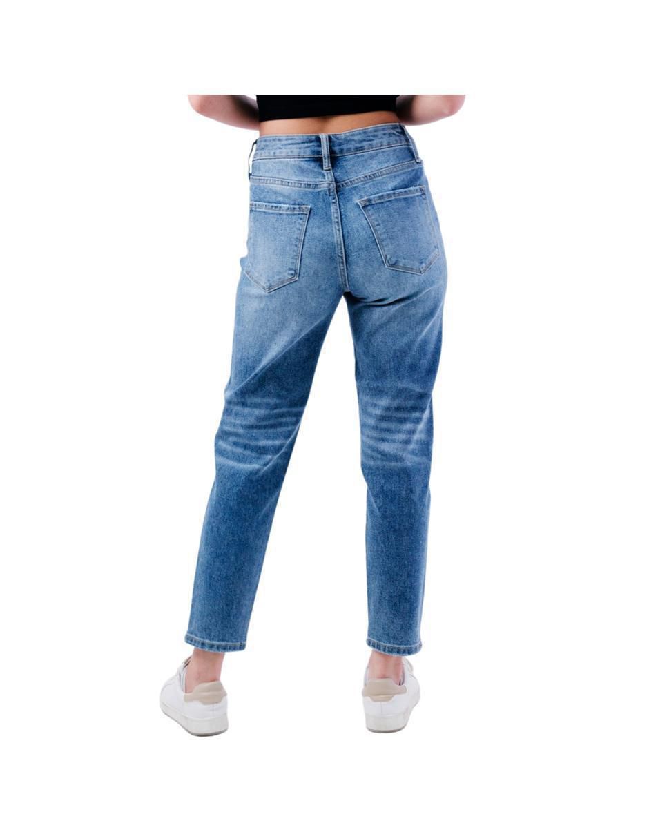Jeans relaxed mom para mujer 3