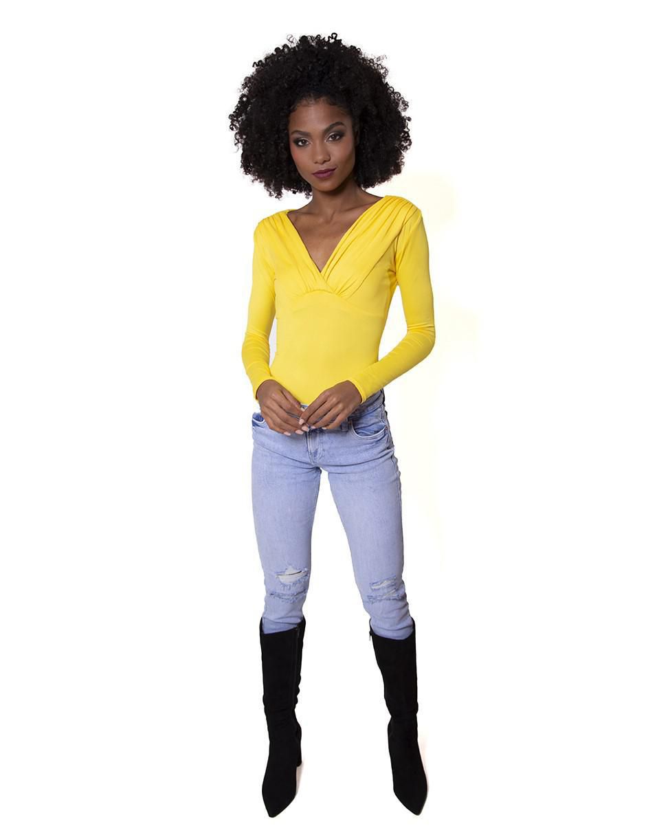 Blusa manga larga para mujer 4