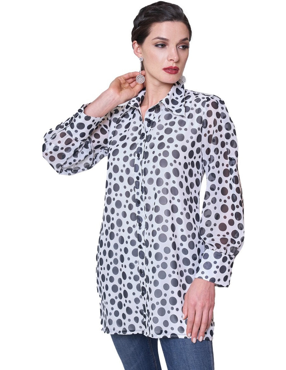 Blusa manga larga para mujer 1