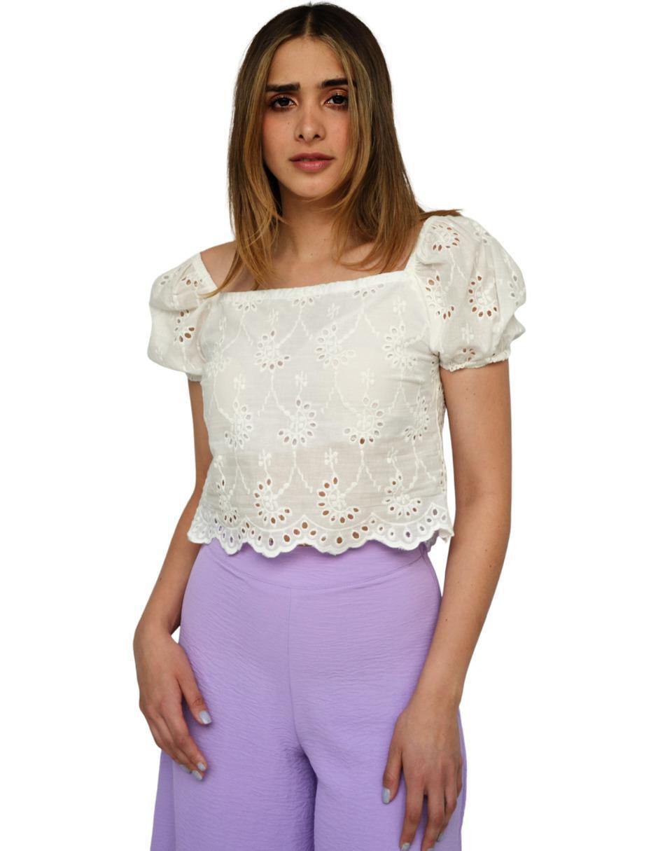 Blusa manga corta para mujer 1
