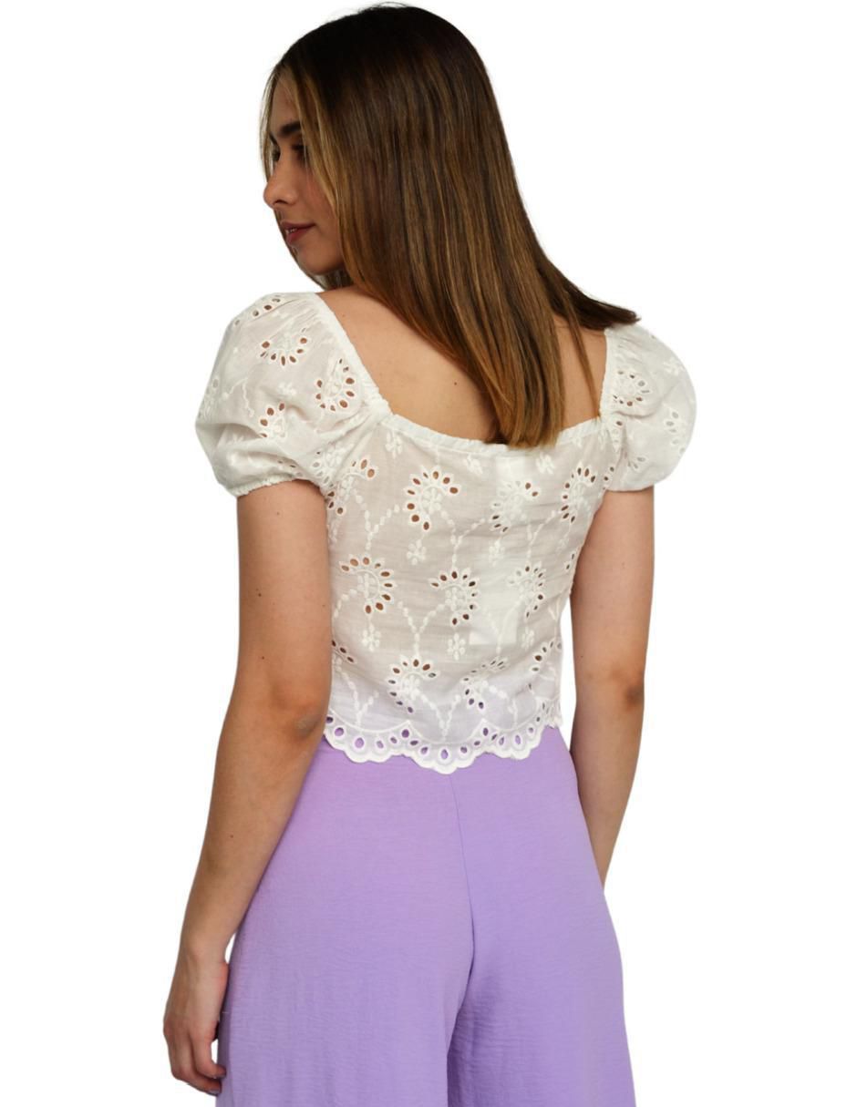 Blusa manga corta para mujer 2