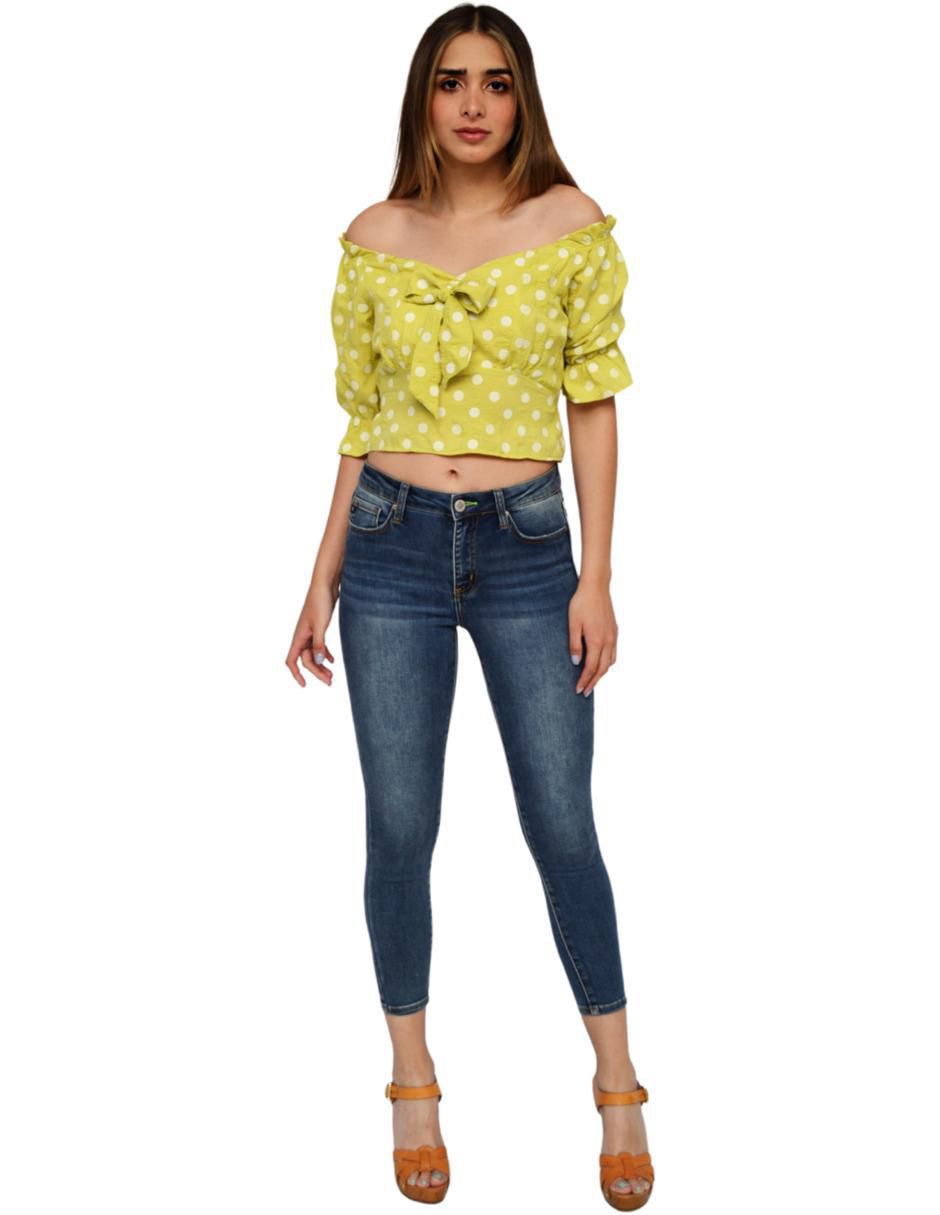 Blusa manga corta para mujer 5
