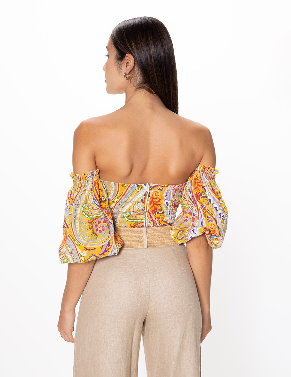 Blusa manga 3/4 para mujer
