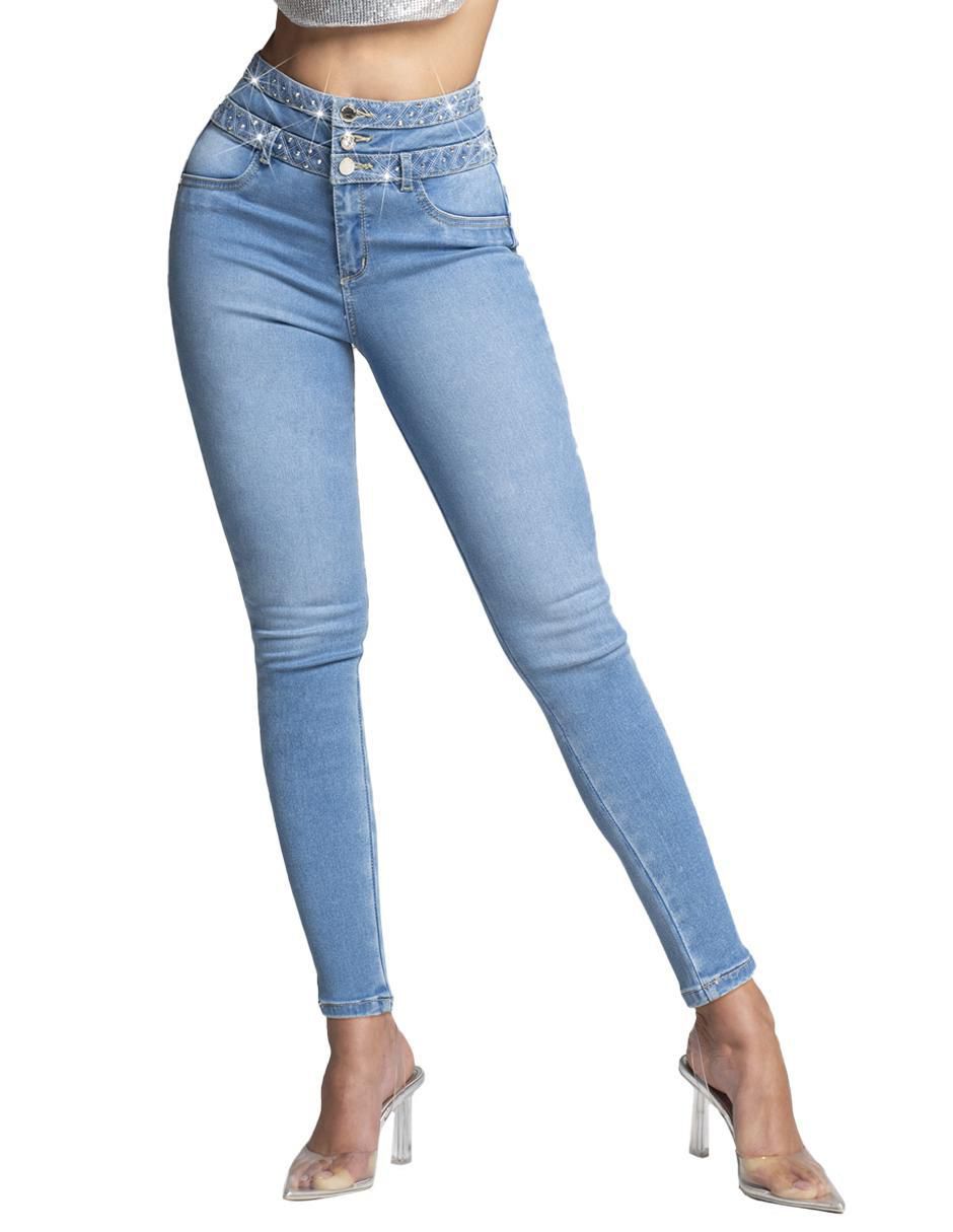 Jeans skinny Seven Jeans corte cintura alta para mujer