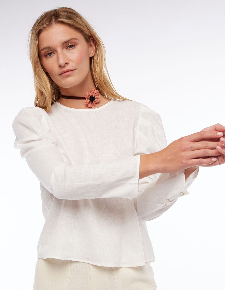 Blusa manga larga para mujer 1