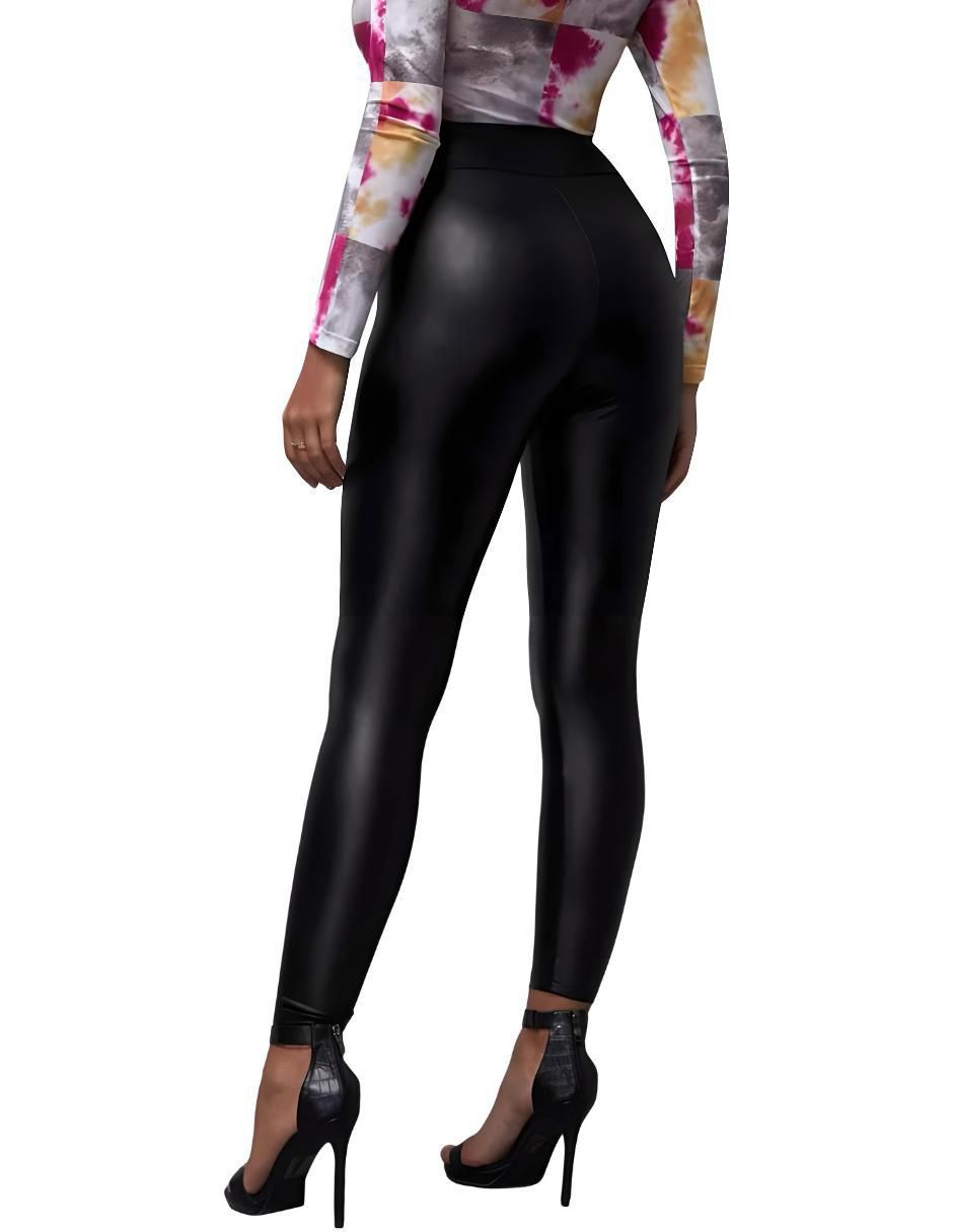 Legging cintura alta con medio elástico para mujer 3