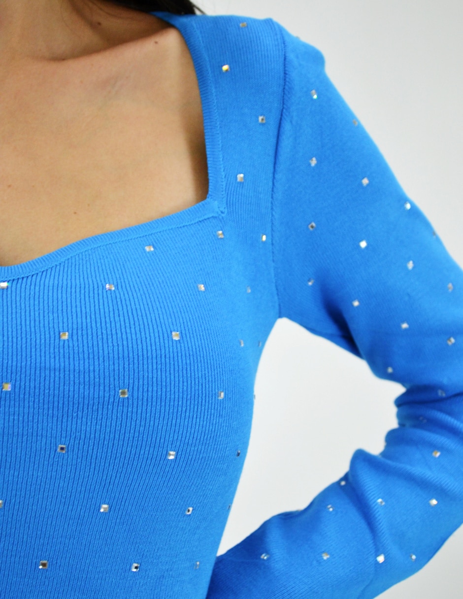 Blusa manga larga para mujer 4