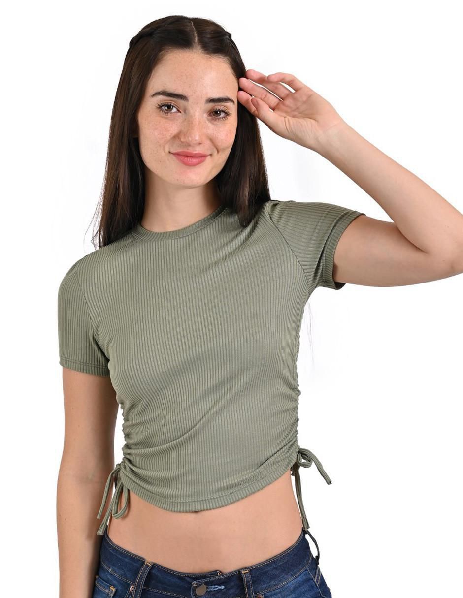 "playera" "manga" corta supply otoño - invierno "cuello" redondo "para mujer"