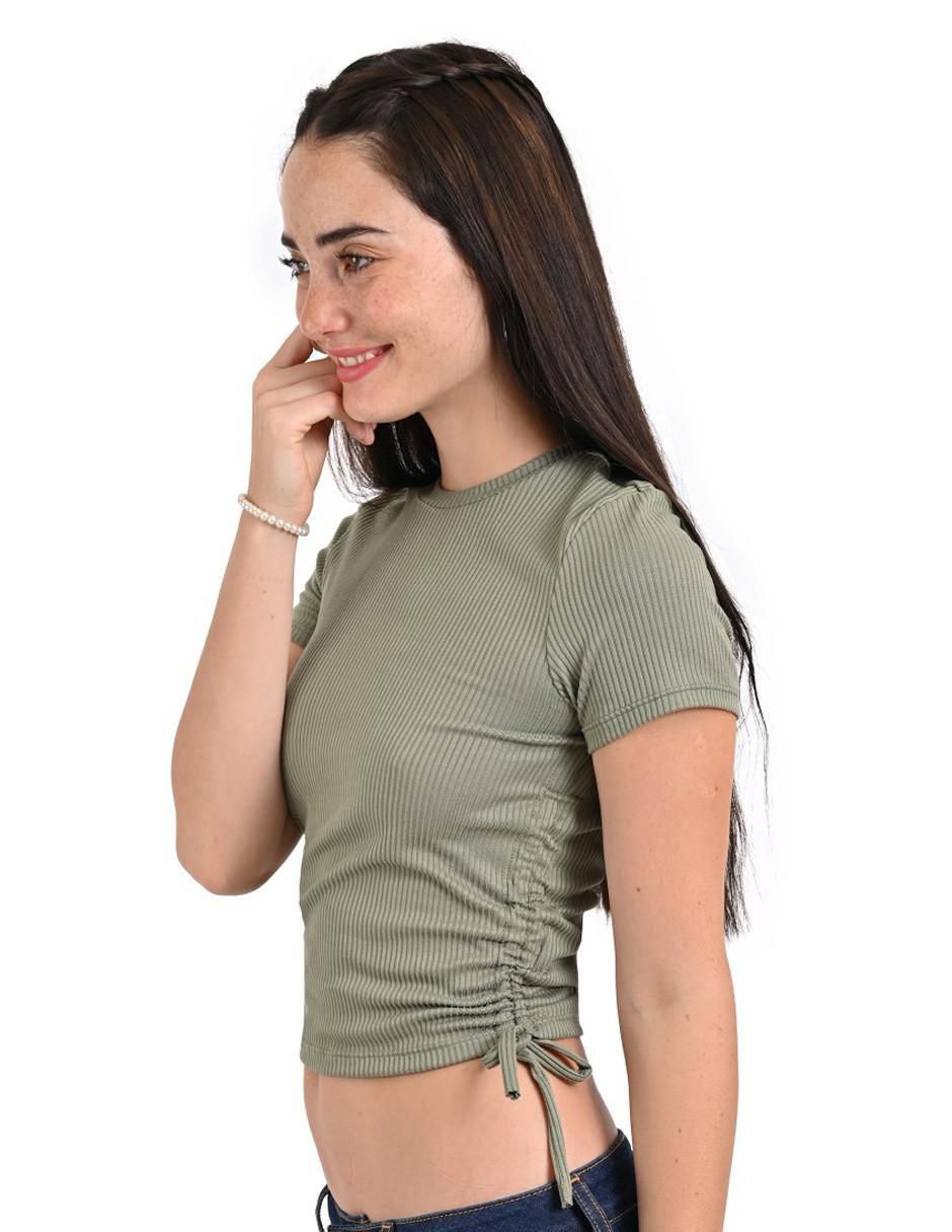 "playera" "manga" corta supply otoño - invierno "cuello" redondo "para mujer"