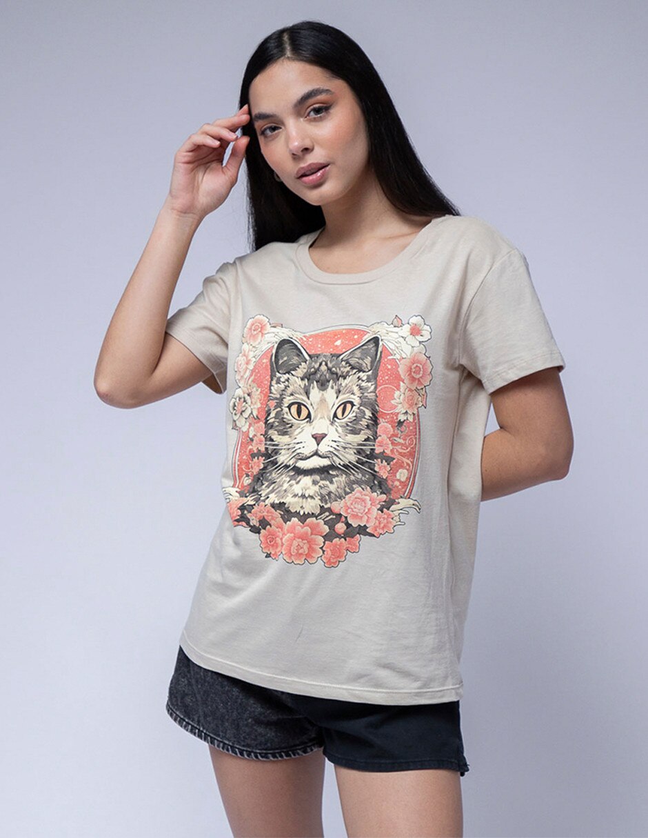 Essentials - Camiseta de manga corta con cuello en V para mujer, 2  piezas