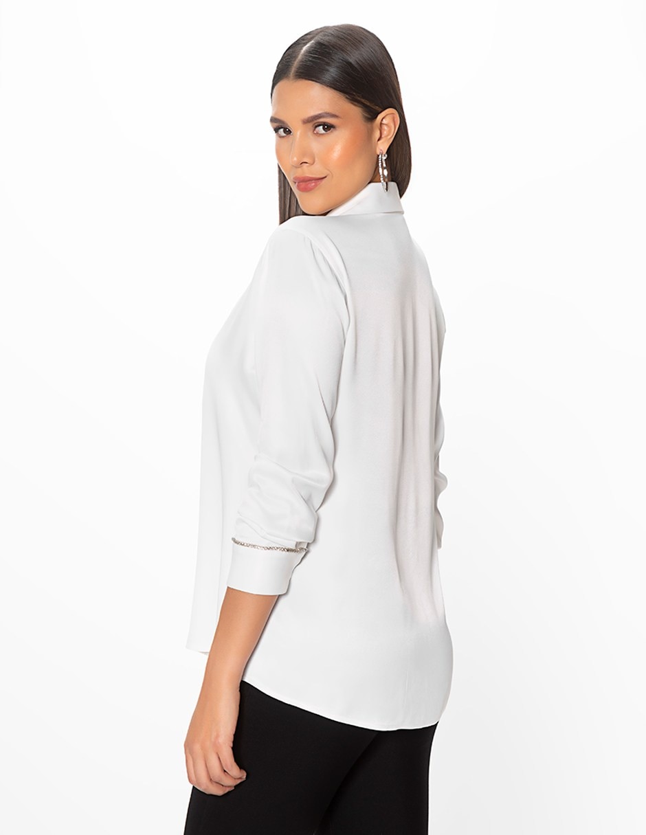 Blusa manga larga para mujer 4